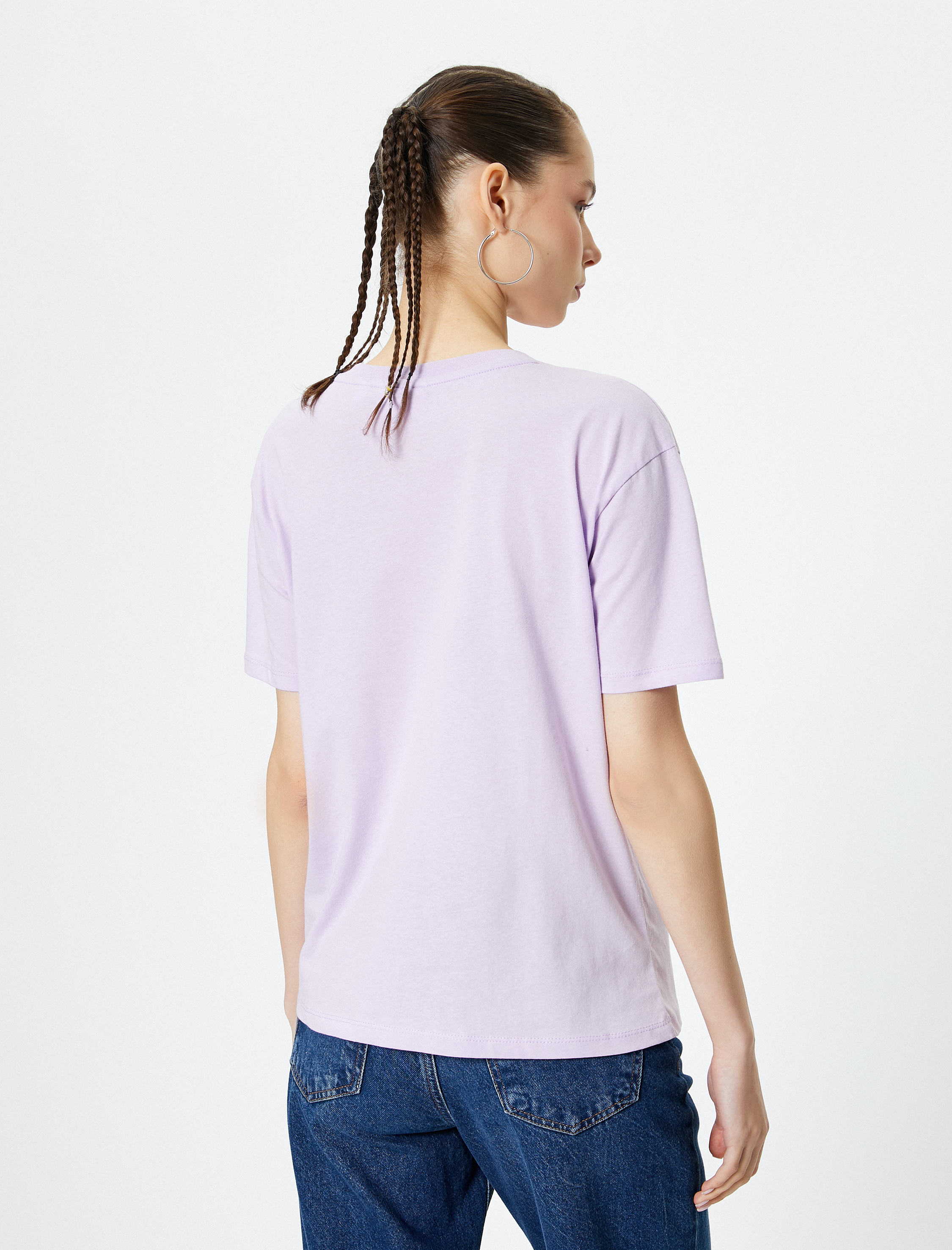   Tom ve Jerry Tişört Lisanslı Kısa Kollu Bisiklet Yaka Pamuklu Rahat Kalıp