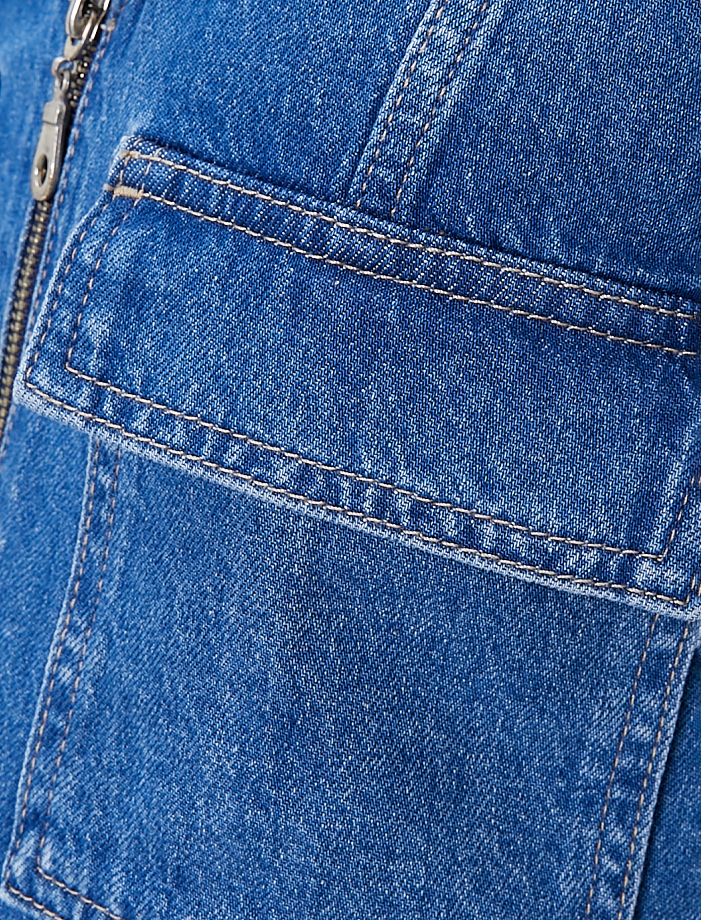   Kot Yelek Fermuarlı V Yaka Kapaklı Cep Detaylı