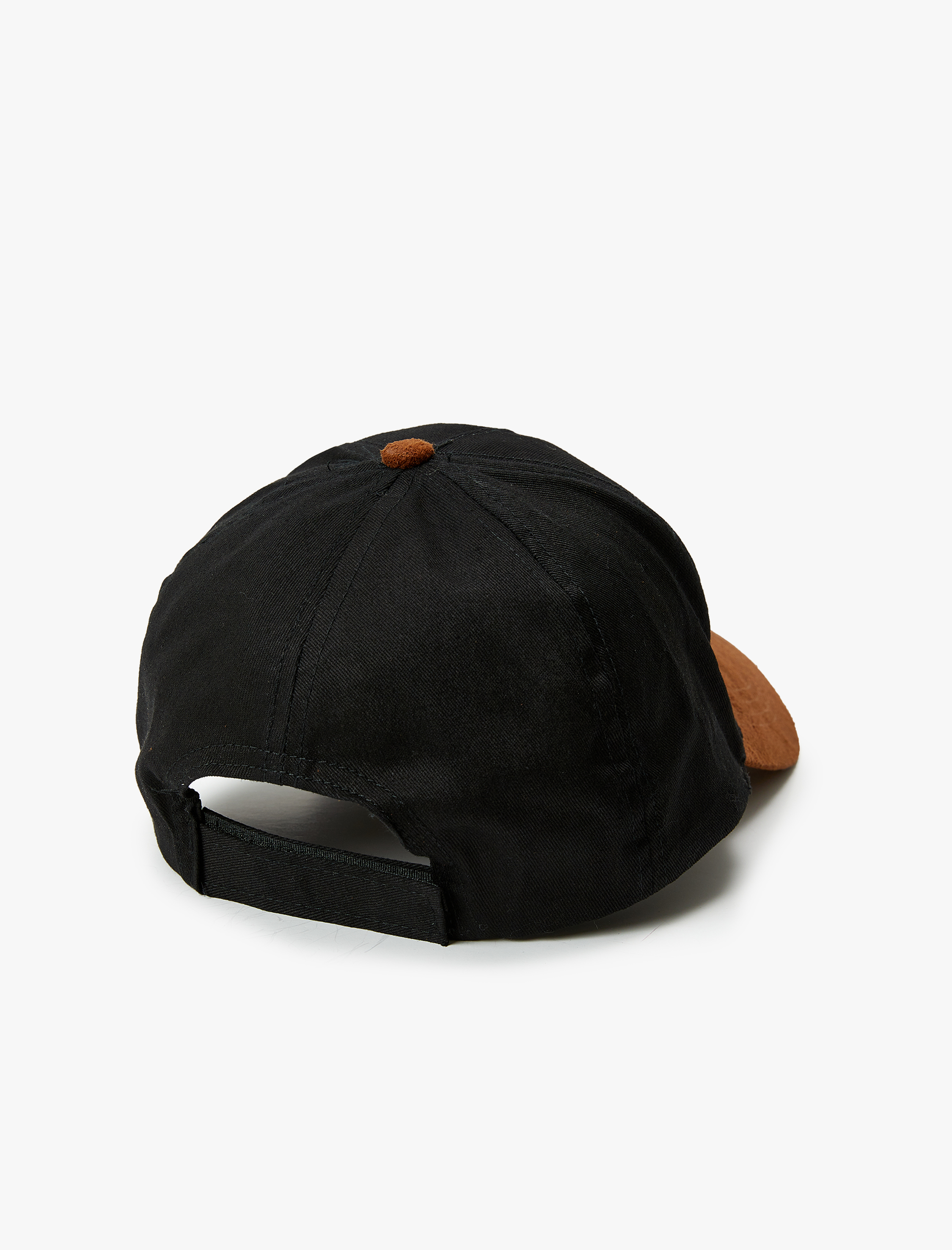 Erkek Kep Şapka Süet Görünümlü Sloganlı