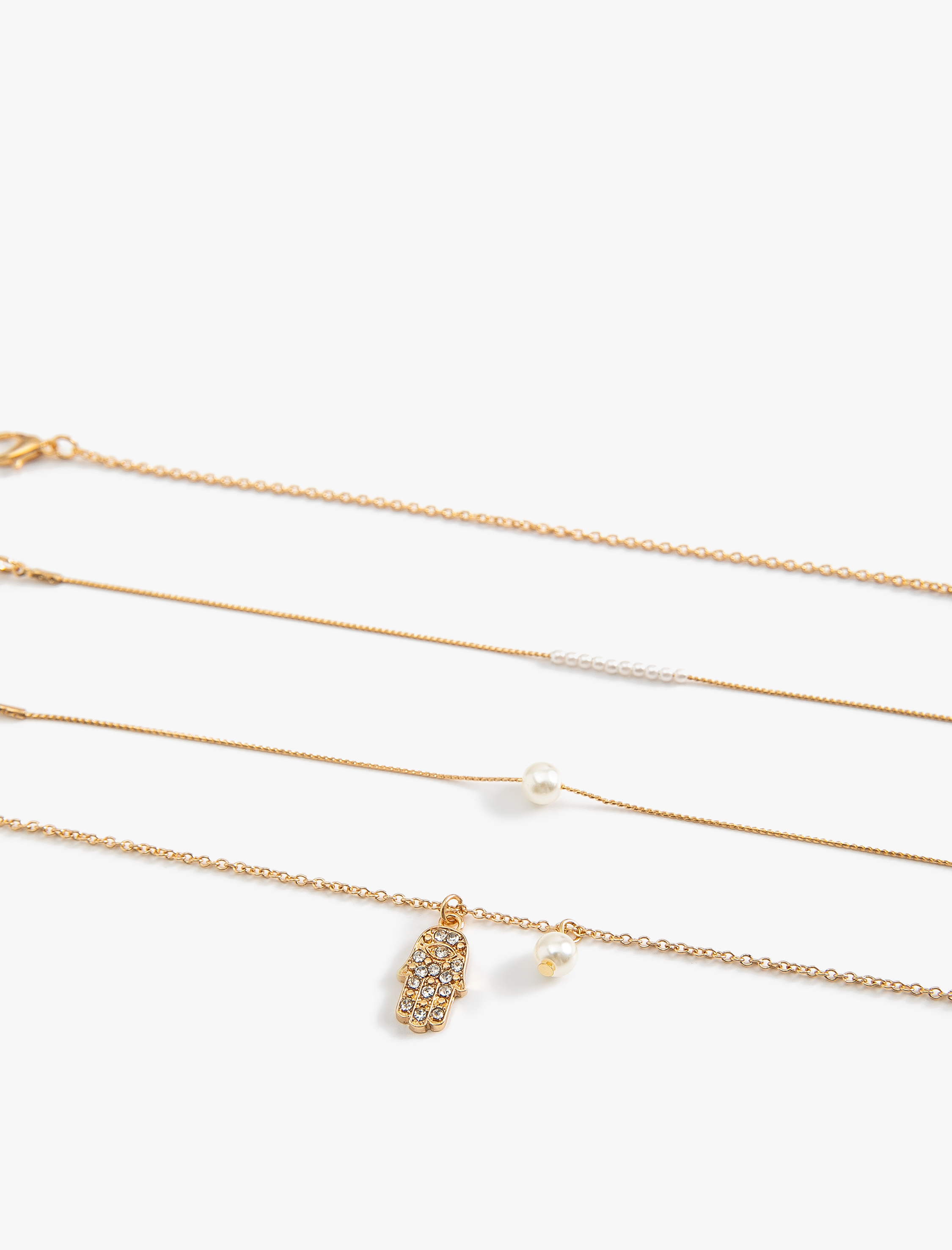 Kadın 4'lü Zincir Bileklik Seti