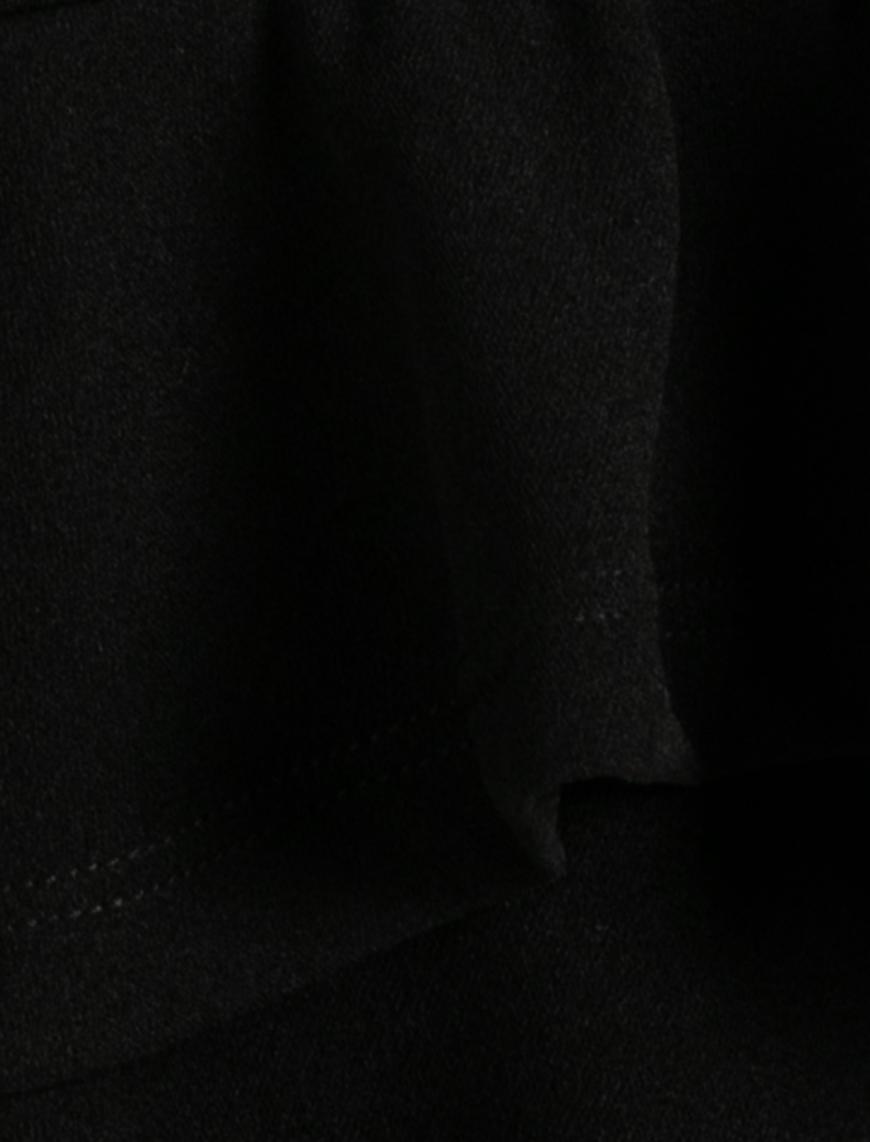  Kız Çocuk İspanyol Paça Pantolon Volanlı Beli Lastikli