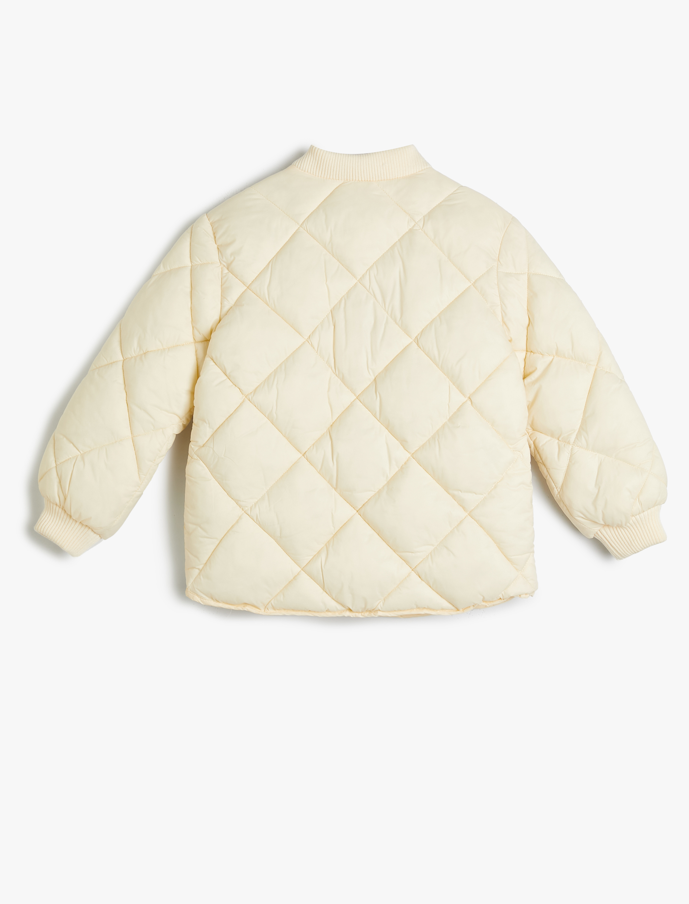  Kız Çocuk Mevsimlik Mont Kapitone Çıtçıt Kapamalı