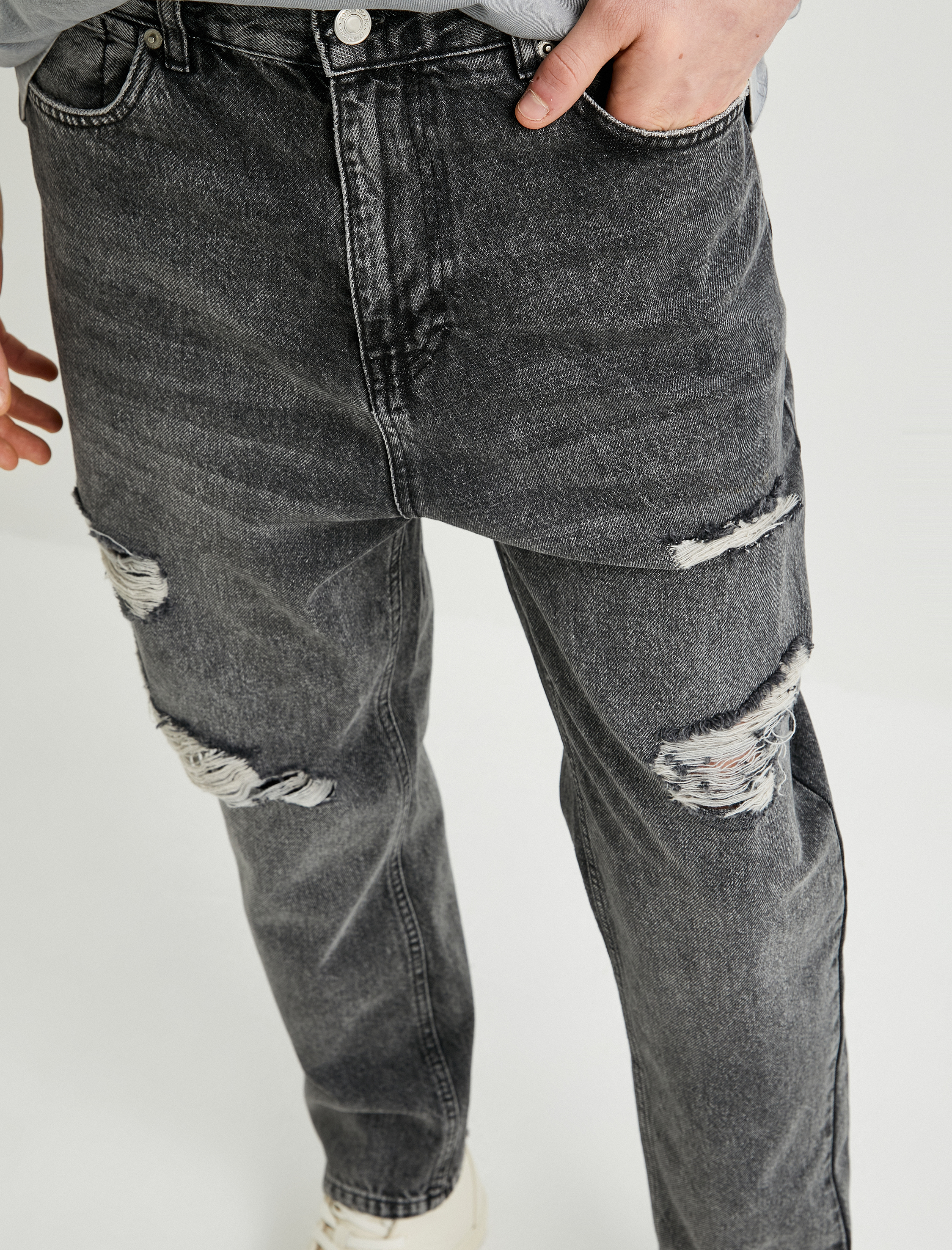   Loose Fit Bol Kot Pantolon - Steve Jean