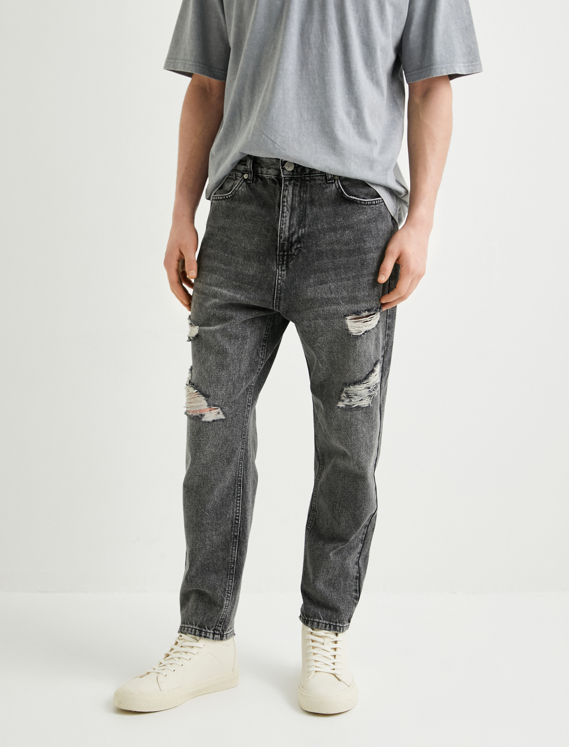   Loose Fit Bol Kot Pantolon - Steve Jean