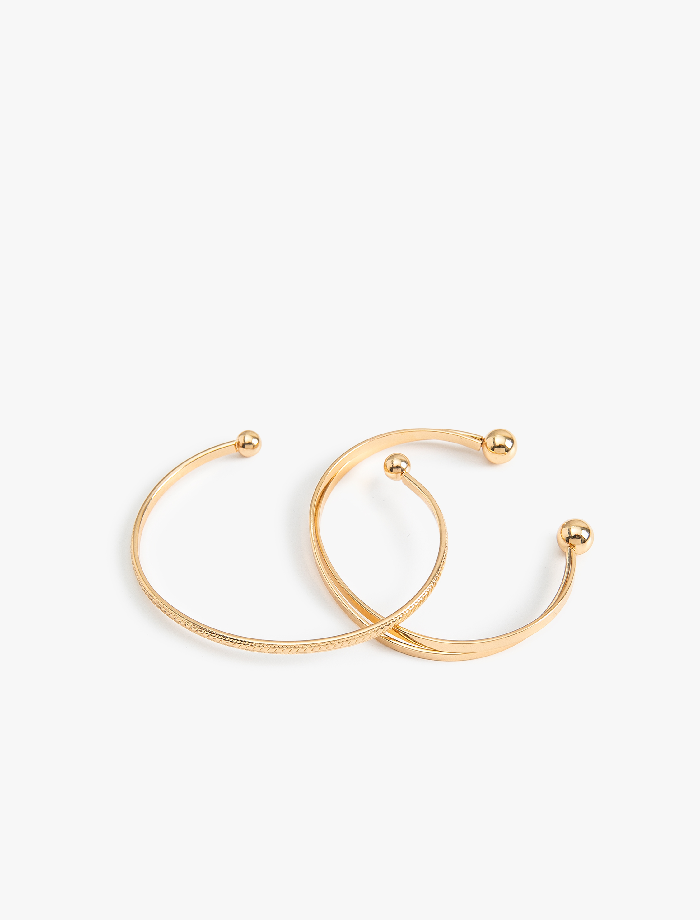  Kadın Çelik Bileklik Seti 2'li