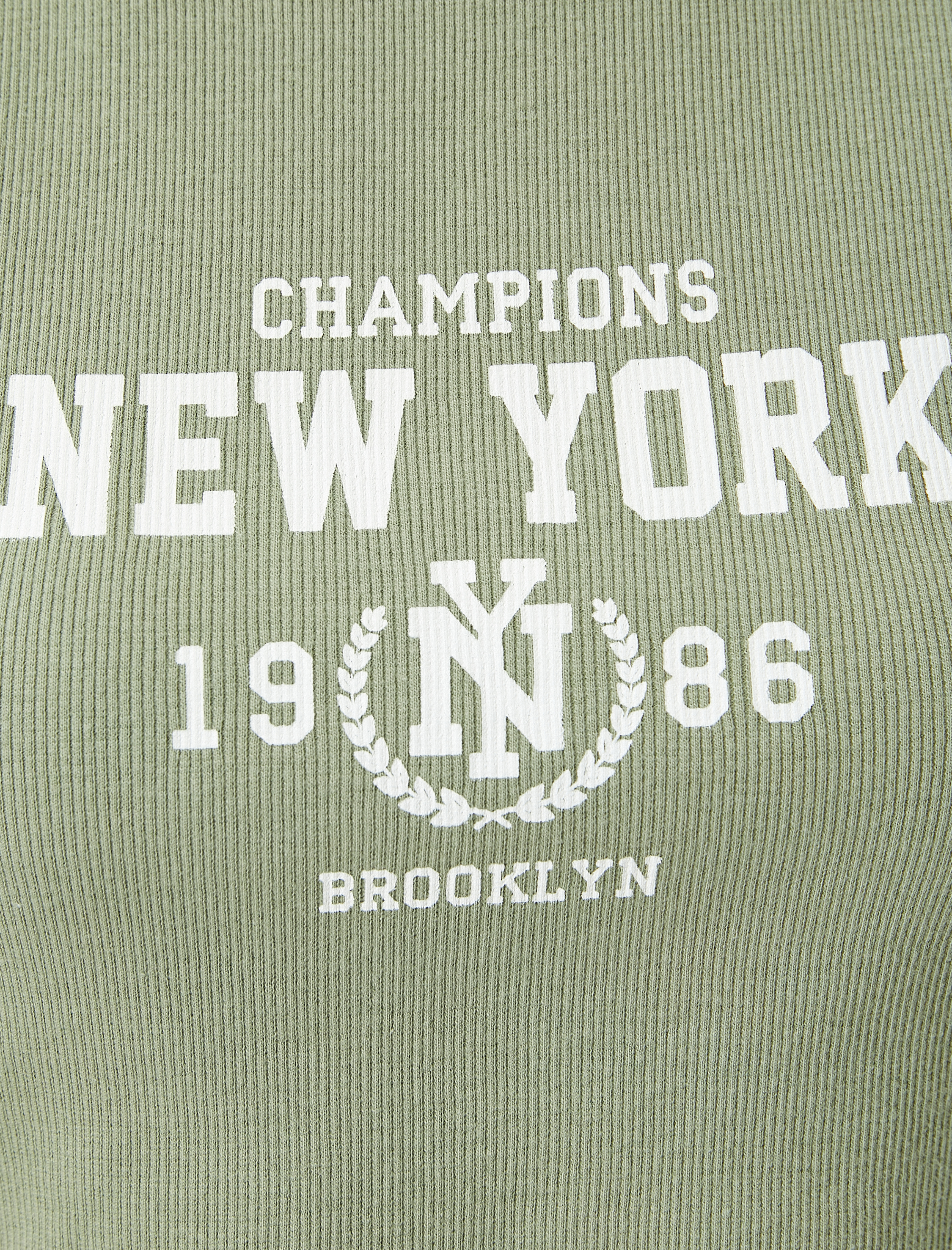   Crop Atlet Baskılı Ribanalı