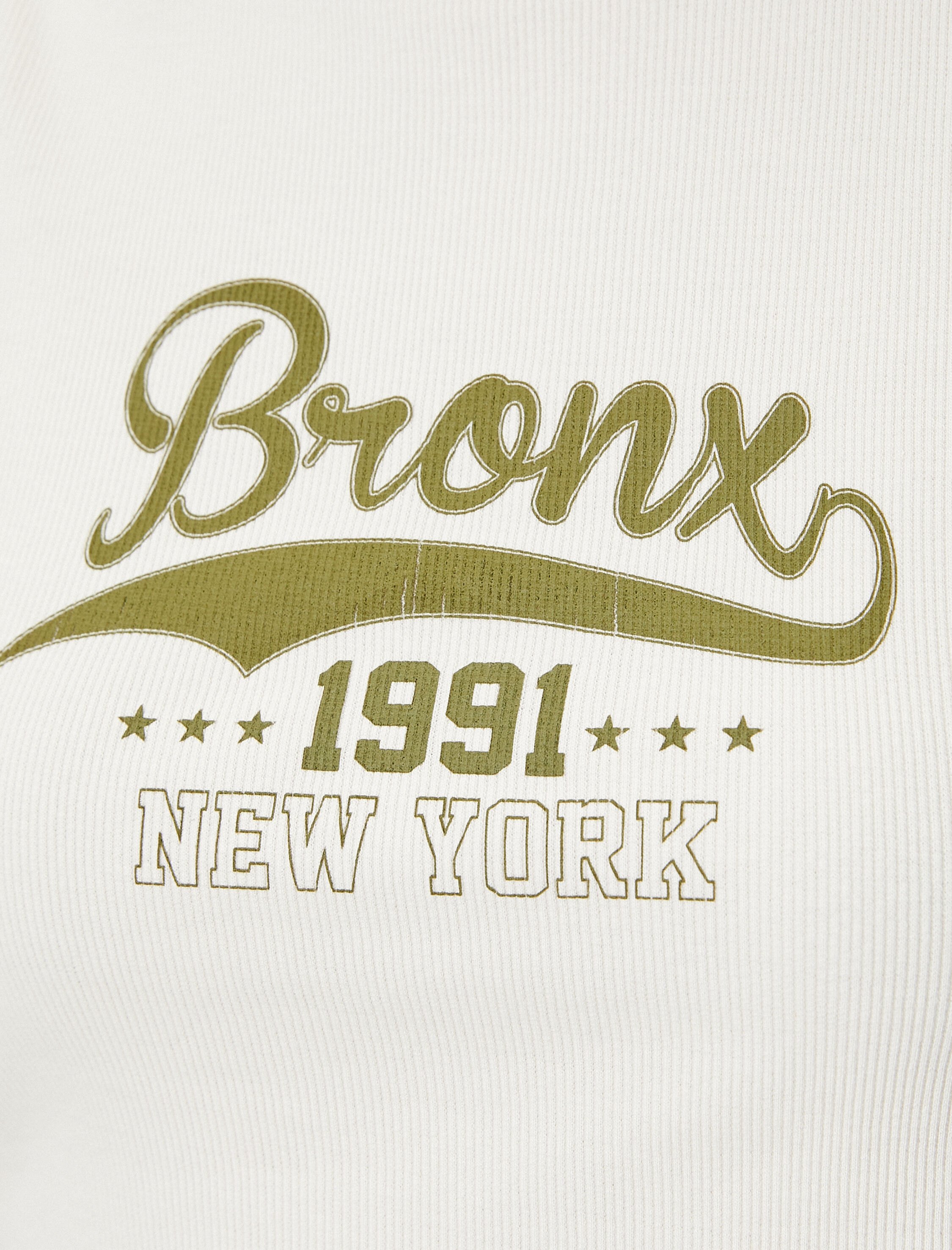   Crop Atlet Baskılı Ribanalı