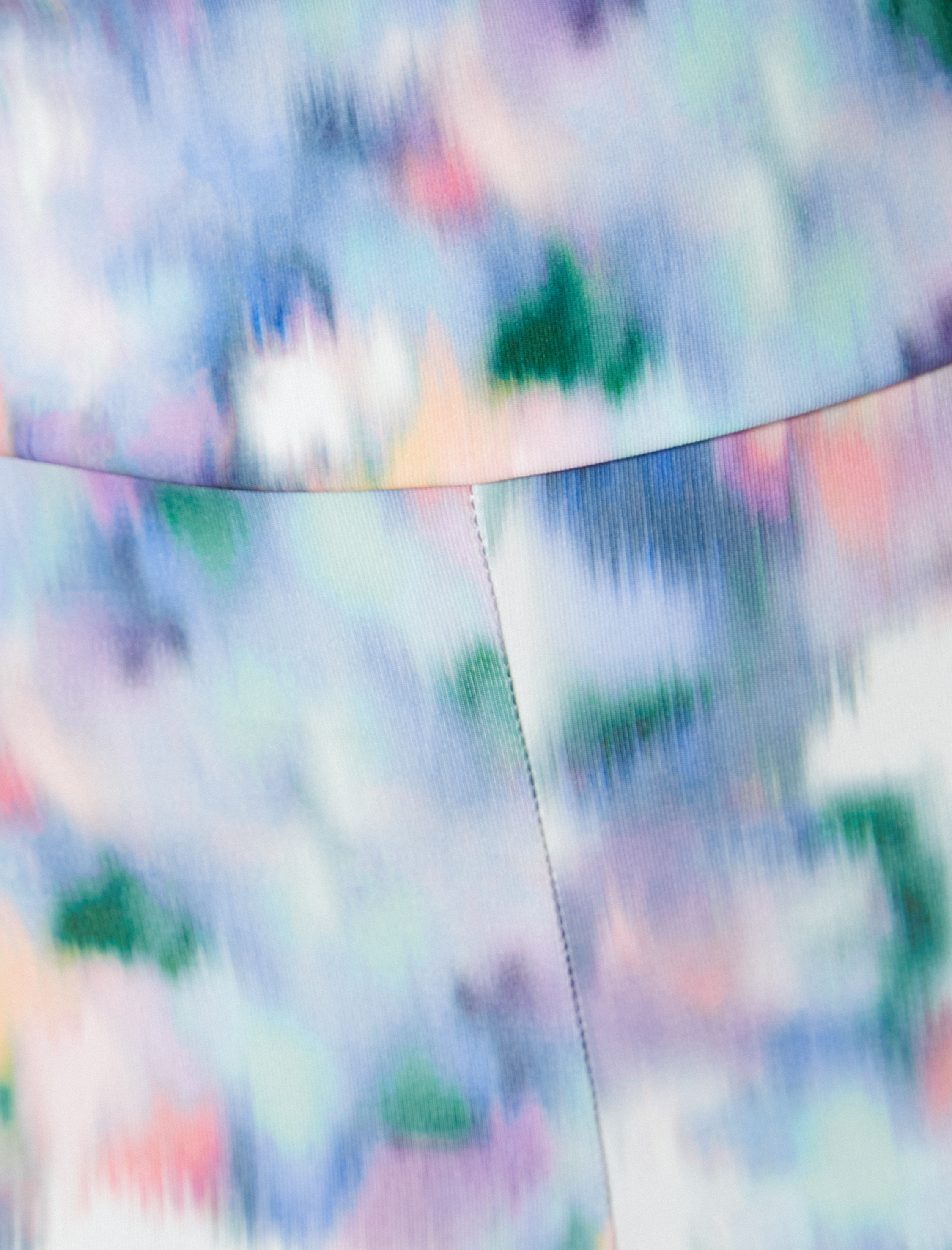   Spor Biker Tayt Yüksek Bel Batik Desenli Slim Fit