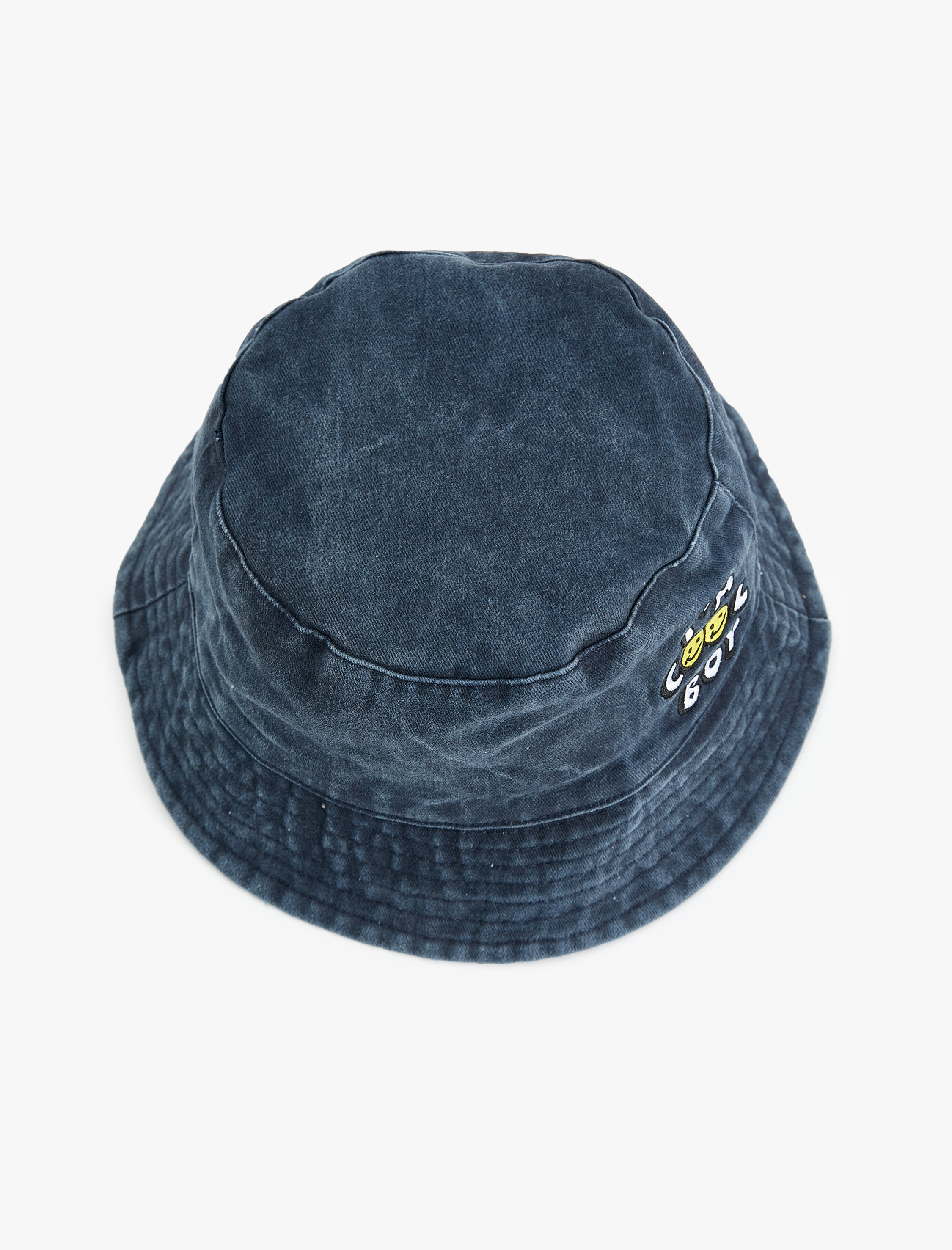  Erkek Çocuk Bucket Şapka İşlemeli Pamuklu