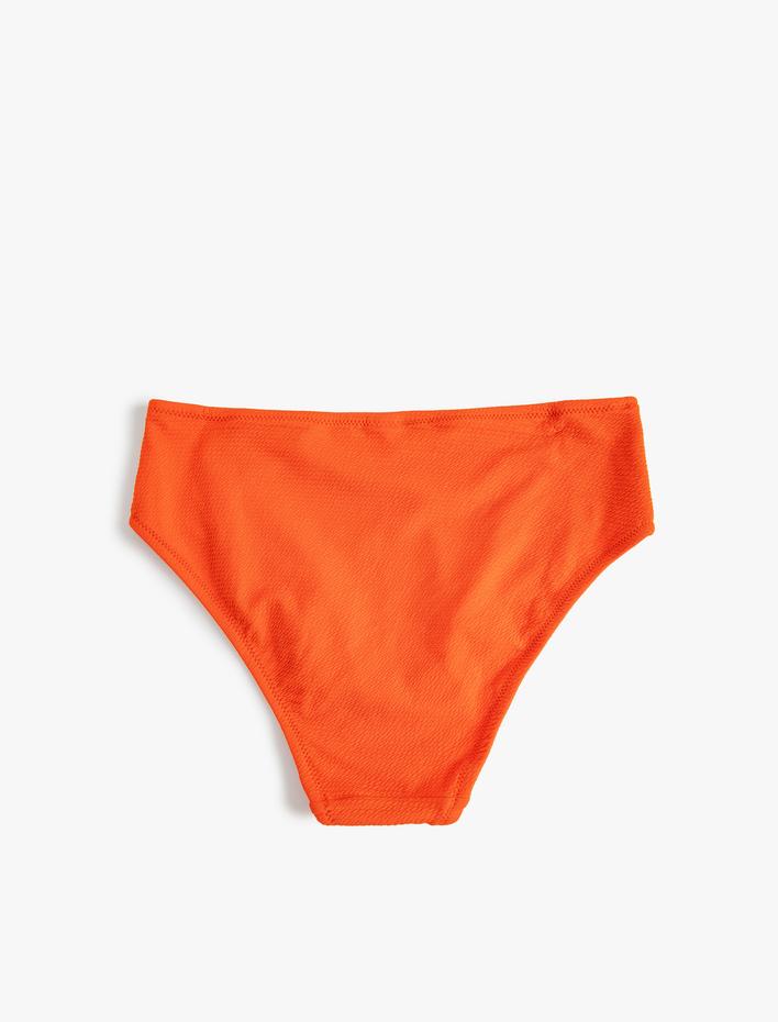  Yüksek Bel Bikini Altı Dokulu Basic