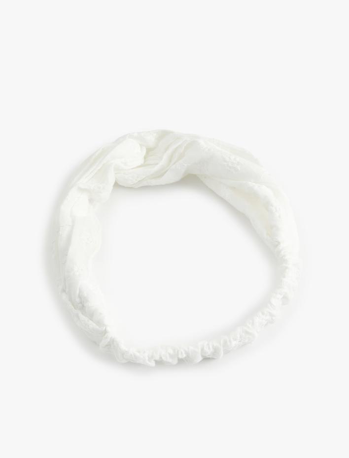 Kadın Fistolu Saç Bandı Düğüm Detaylı