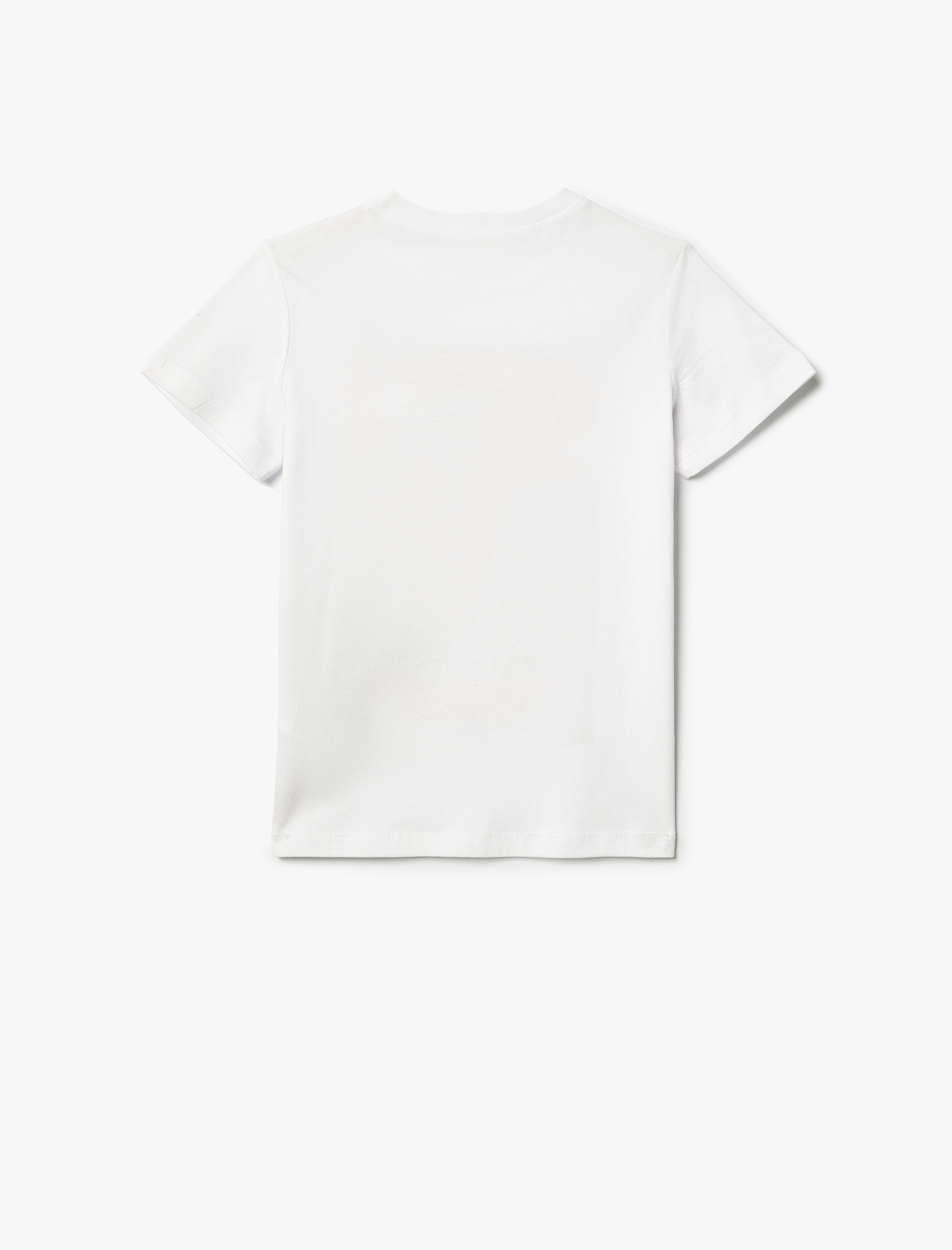 Erkek Çocuk Dinozorlu Tişört Kısa Kollu Bisiklet Yaka