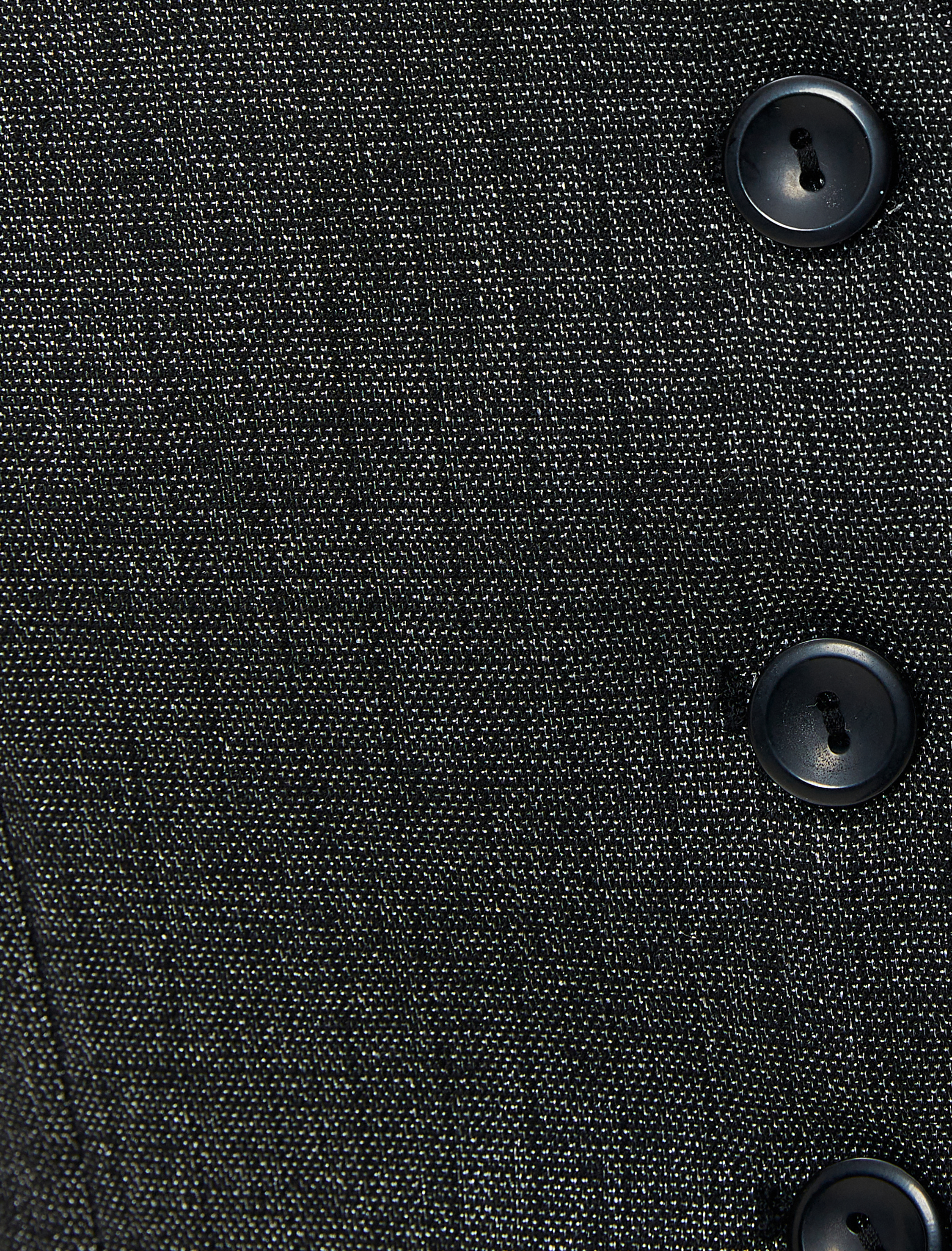   Crop Yelek Kruvaze Düğmeli V Yaka