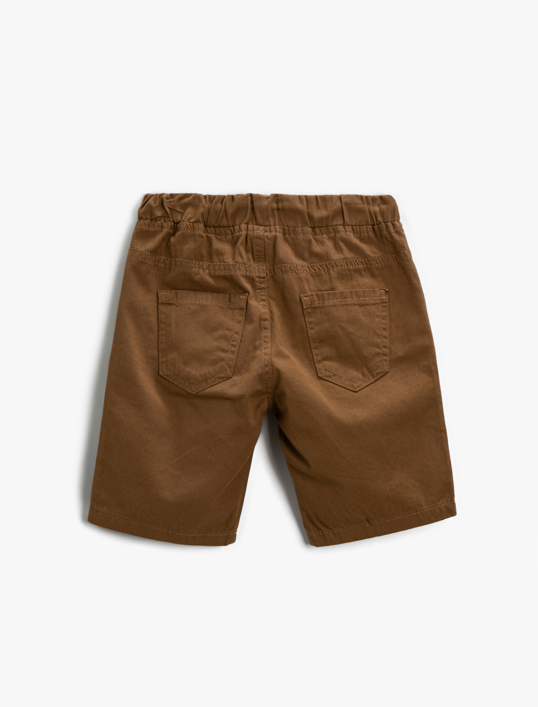  Erkek Çocuk Şort Belden Bağlamalı Cepli Pamuklu