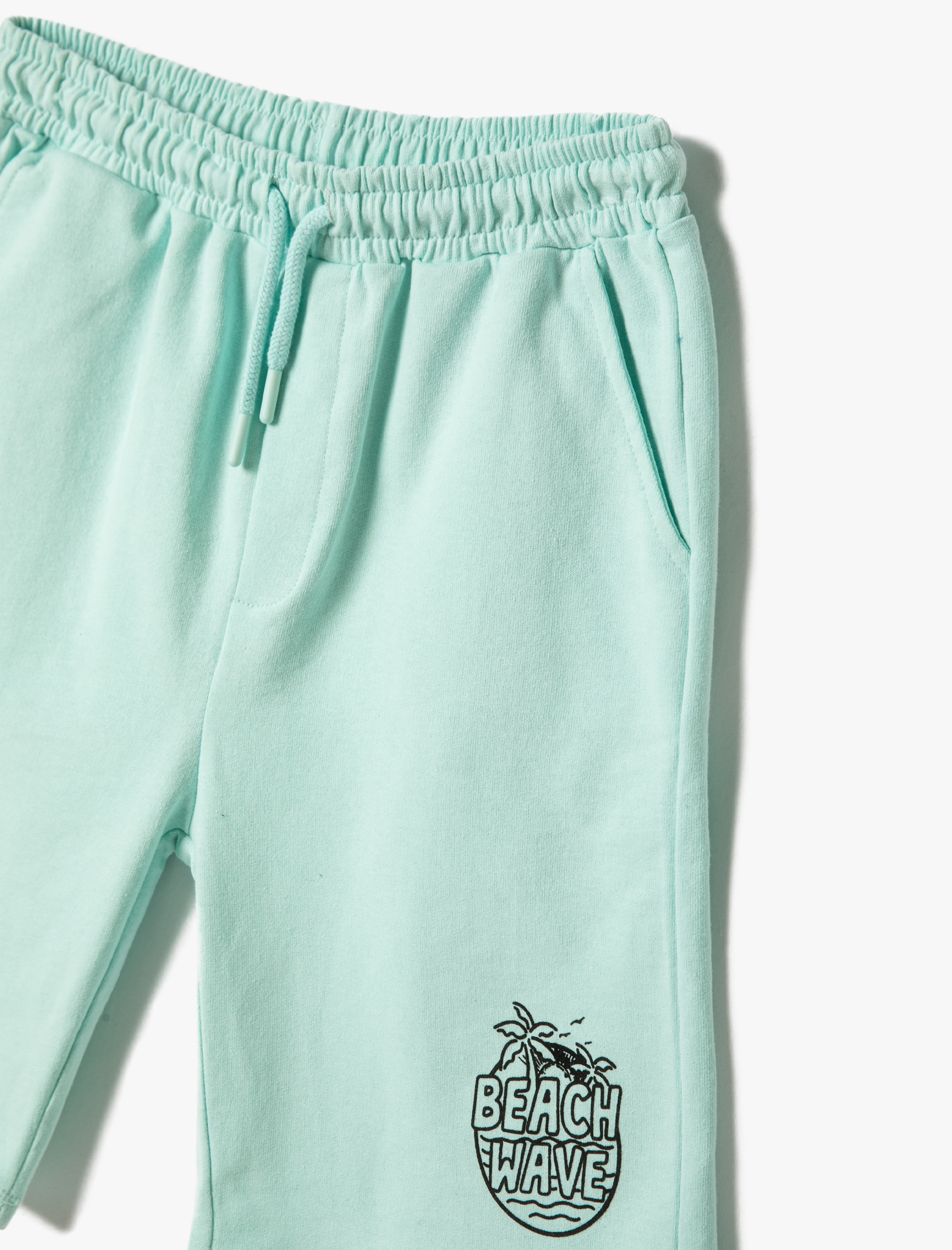  Erkek Çocuk Pamuklu Şort Beli Bağlamalı