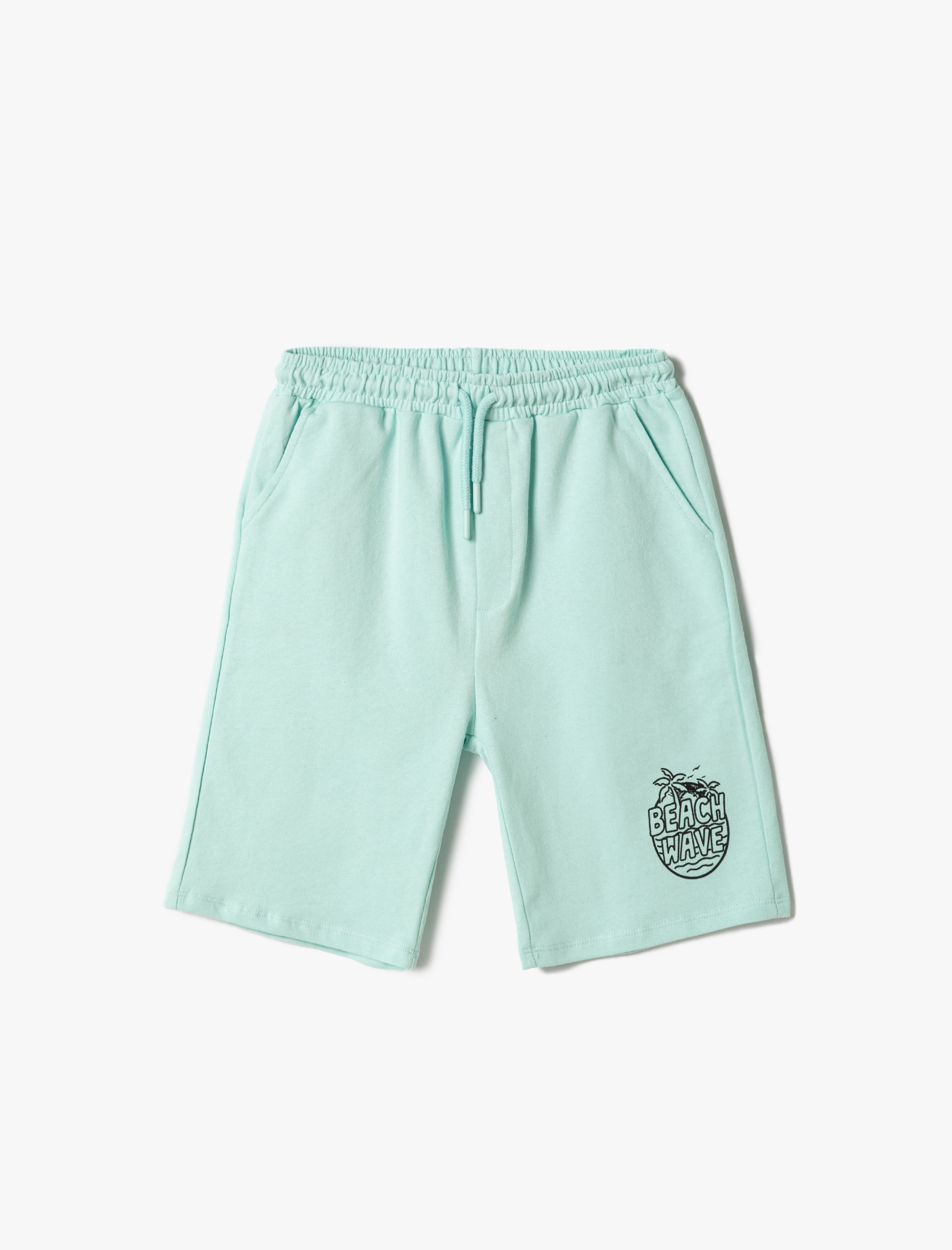  Erkek Çocuk Pamuklu Şort Beli Bağlamalı