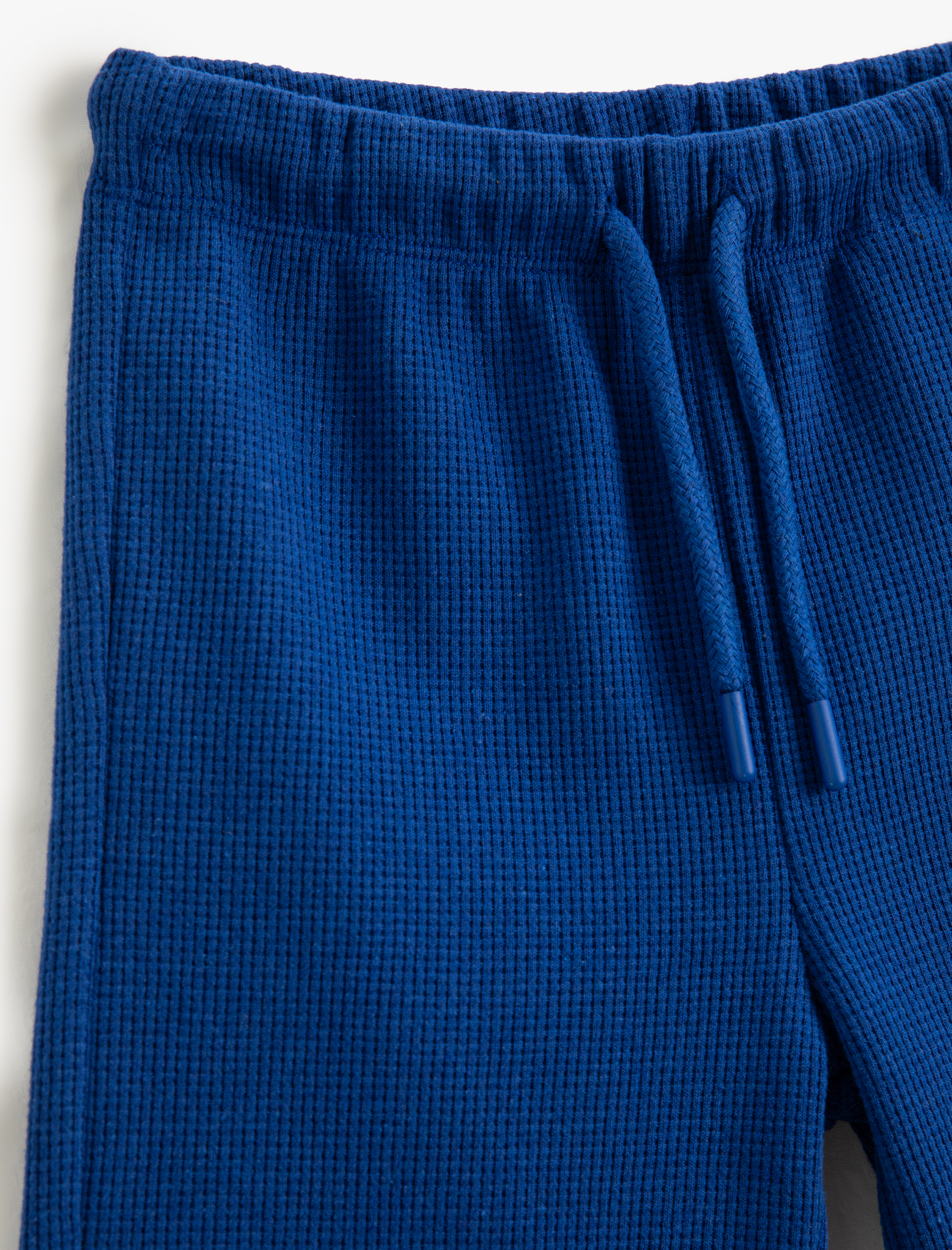  Erkek Çocuk Beli Bağlamalı Basic Şort Dokulu