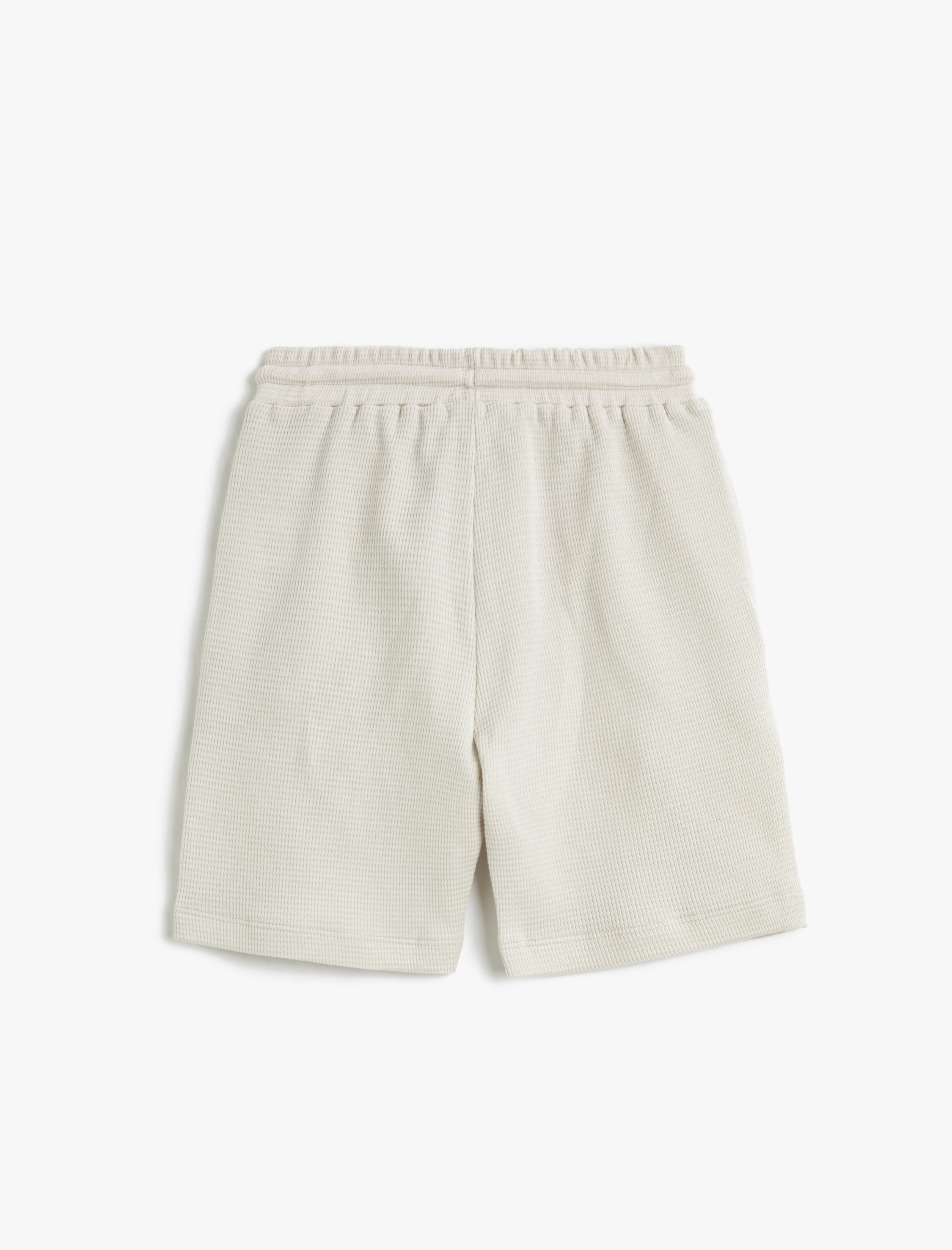  Erkek Çocuk Şort Basic Pamuklu Beli Bağlamalı Cepli