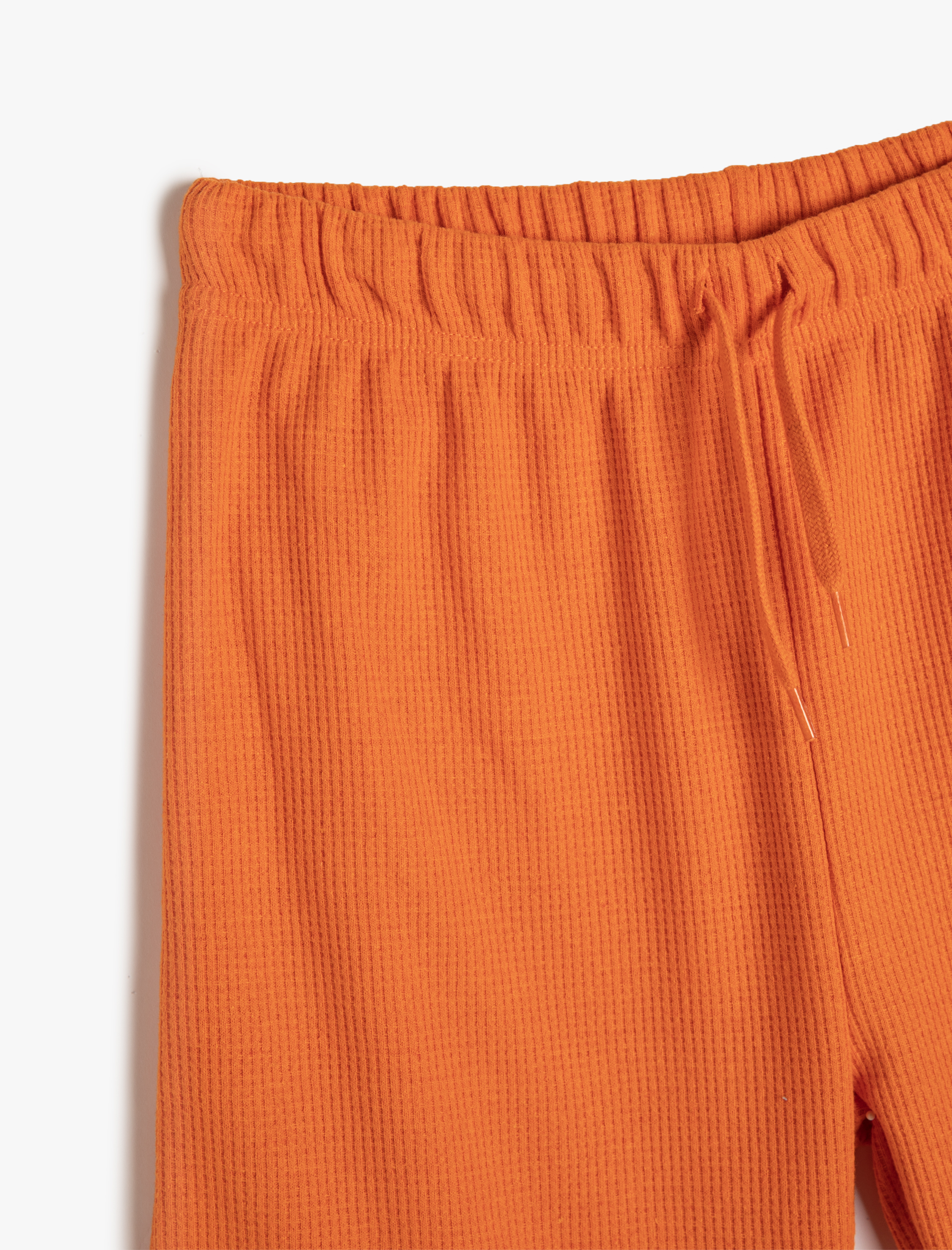  Erkek Çocuk Beli Bağcıklı Şort Dokulu