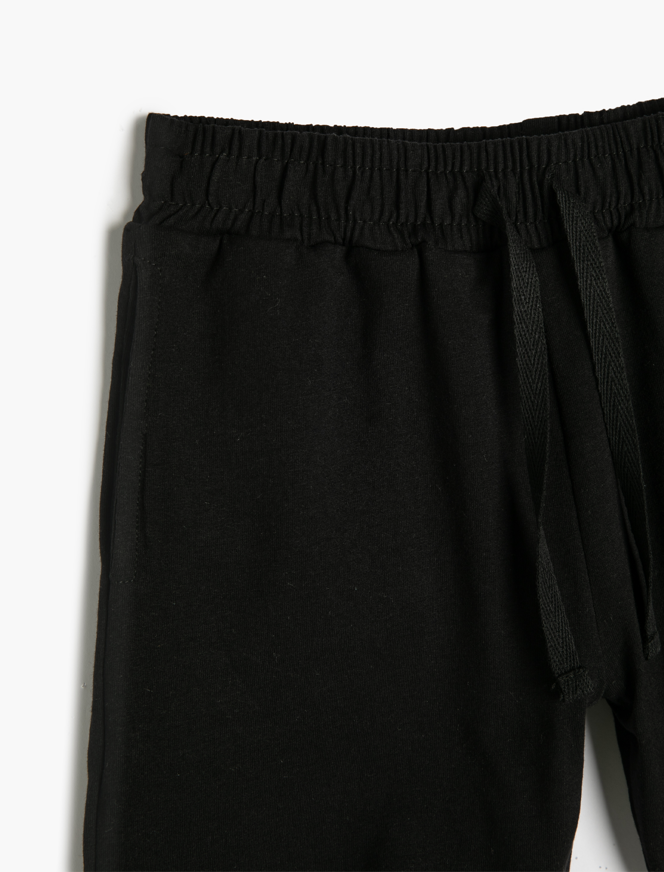  Erkek Çocuk Şort Basic Beli Bağlamalı Cepli Pamuklu