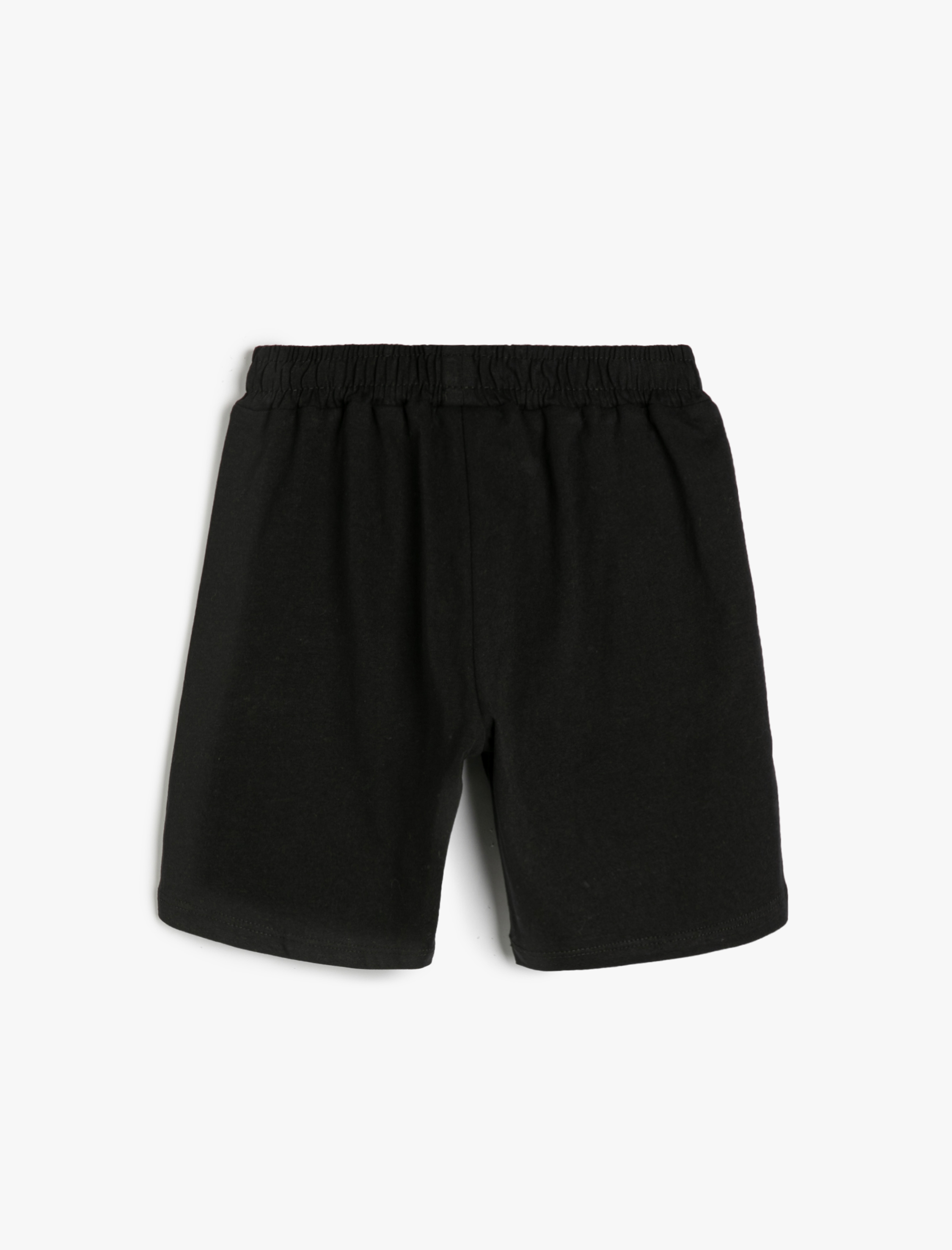  Erkek Çocuk Şort Basic Beli Bağlamalı Cepli Pamuklu