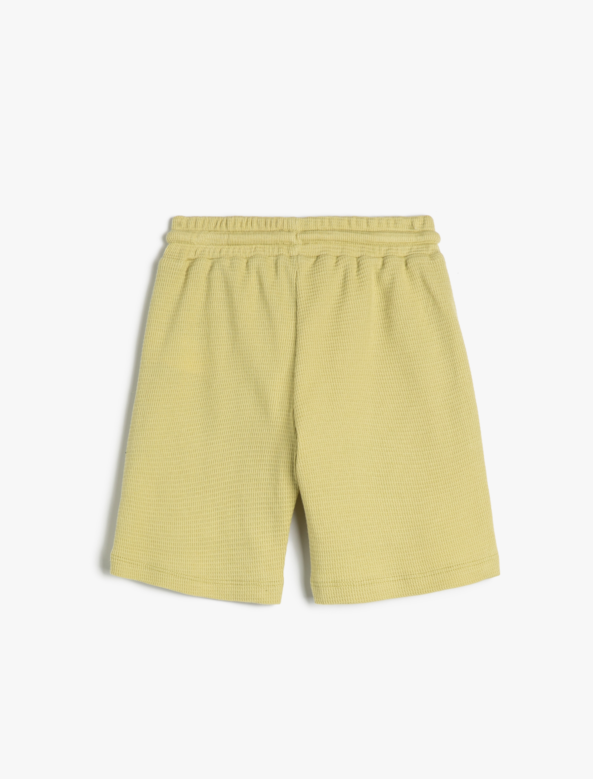  Erkek Çocuk Şort Basic Pamuklu Beli Bağlamalı Cepli