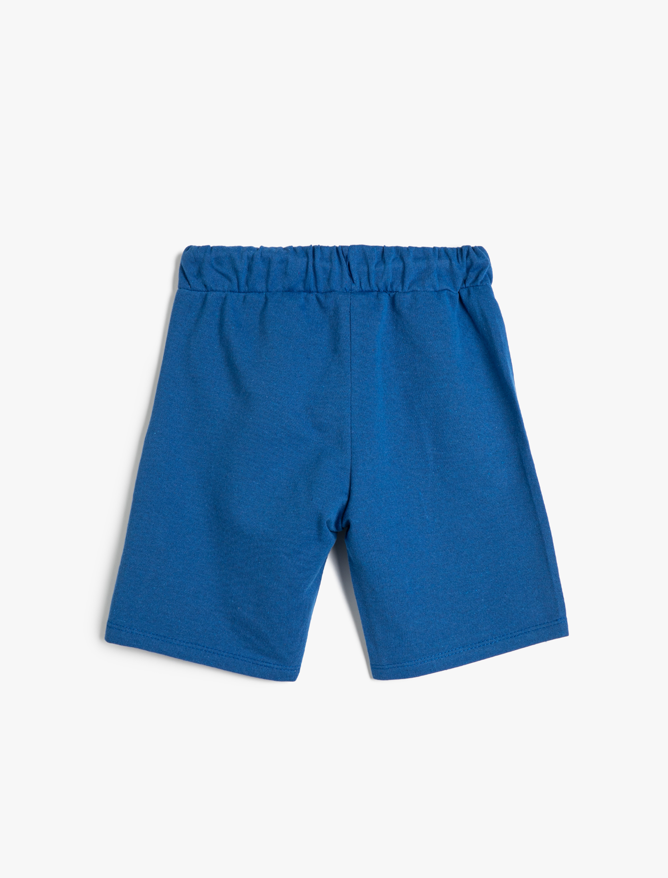  Erkek Çocuk Şort Beli Bağlamalı Basic Cepli Pamuklu