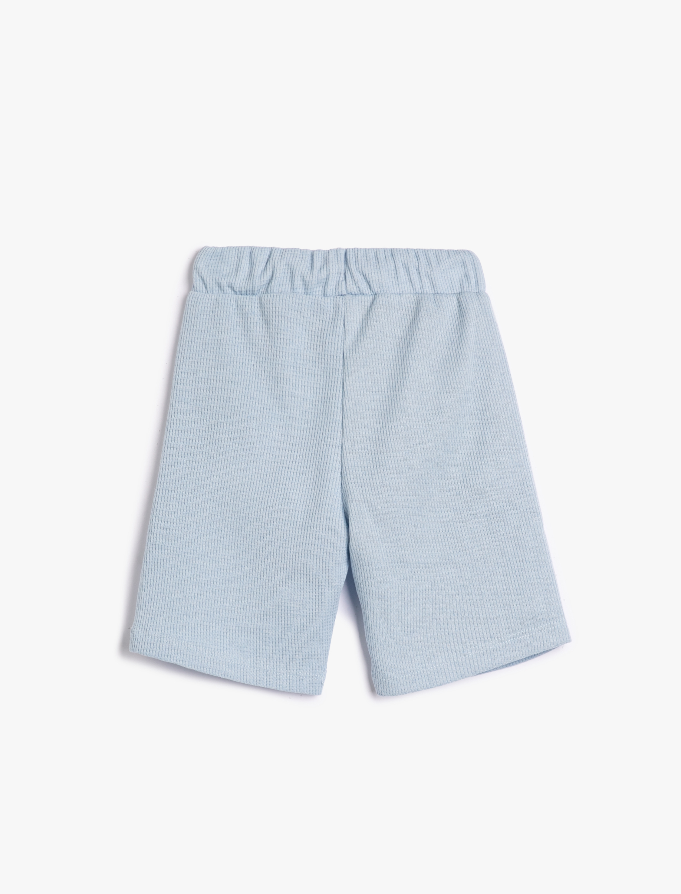  Erkek Çocuk Şort Beli Bağlamalı Cepli Dokulu