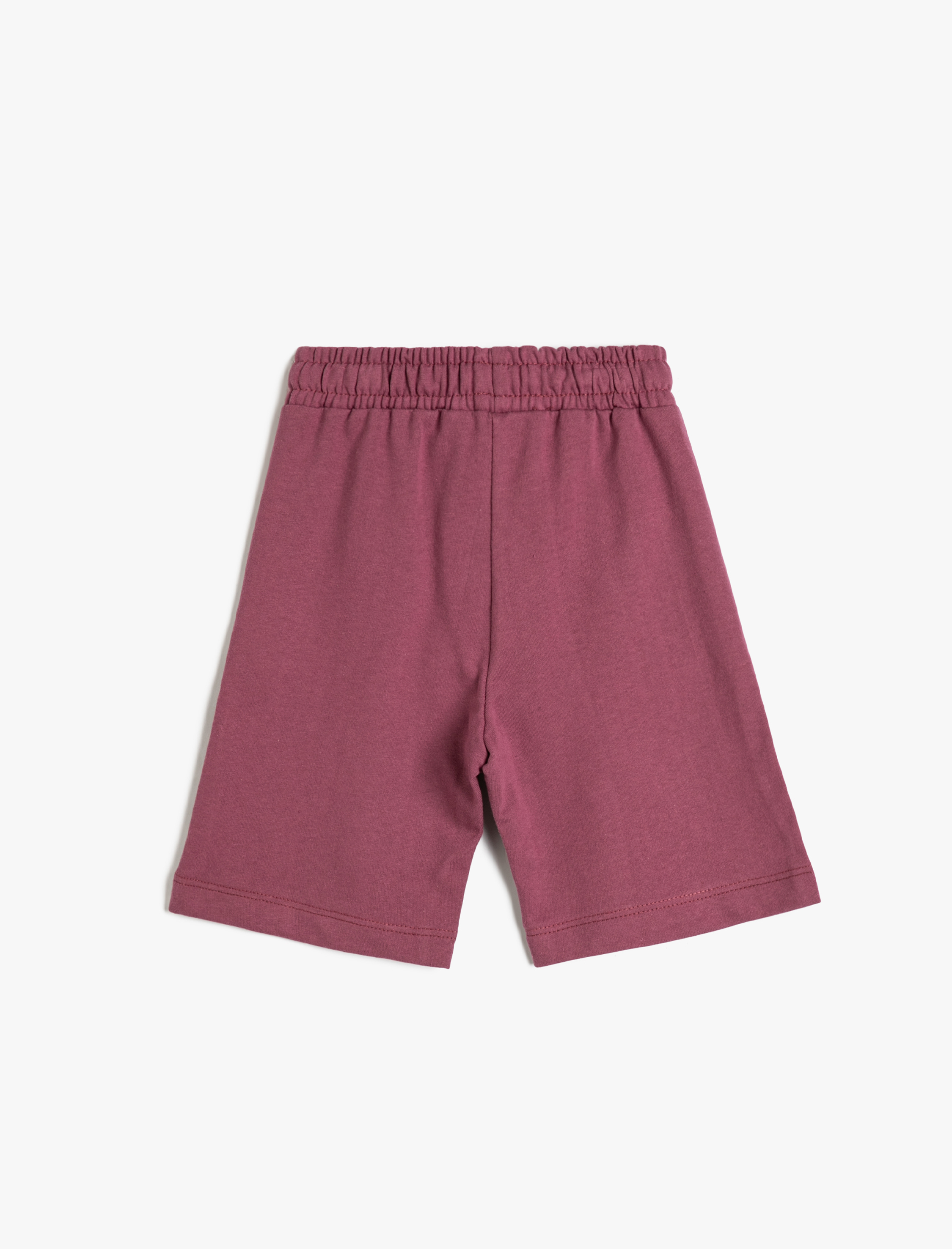  Erkek Çocuk Basic Şort Cep Detaylı Beli Bağlamalı Pamuklu