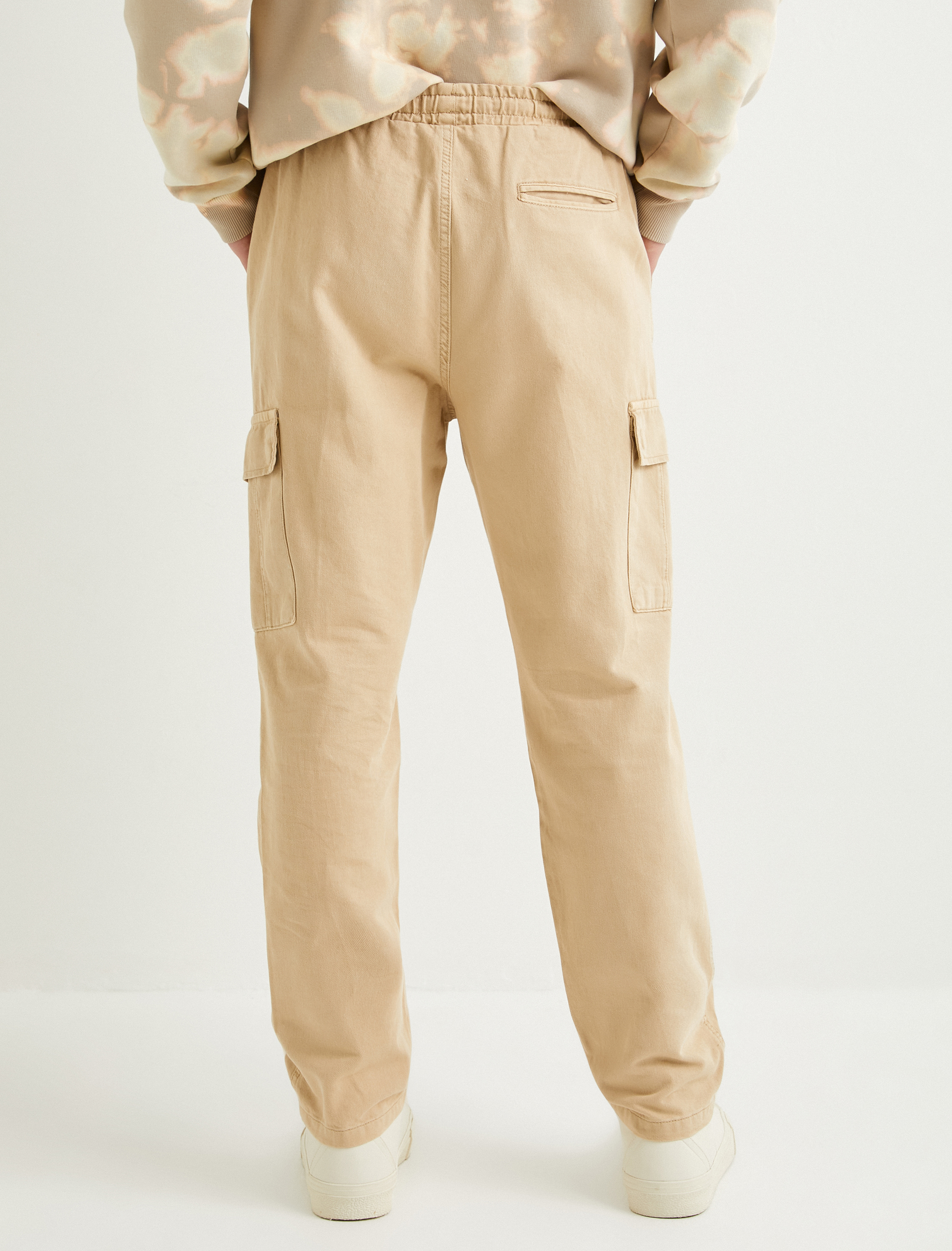   Kargo Cepli Pantolon Beli Bağcıklı Pamuklu