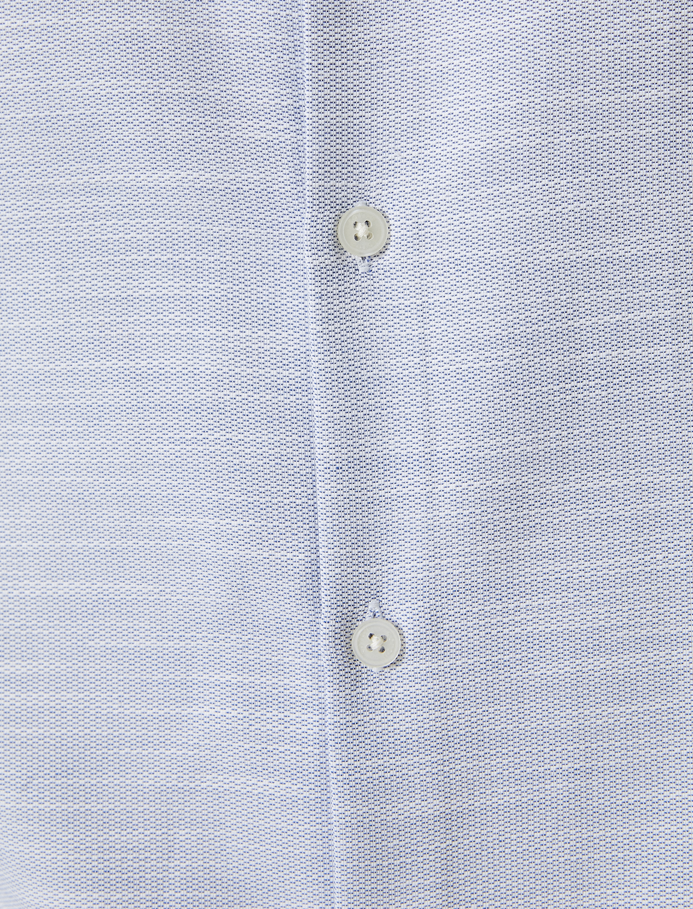 Slim Fit Gömlek Yarım İtalyan Yaka Düğmeli Uzun Kollu