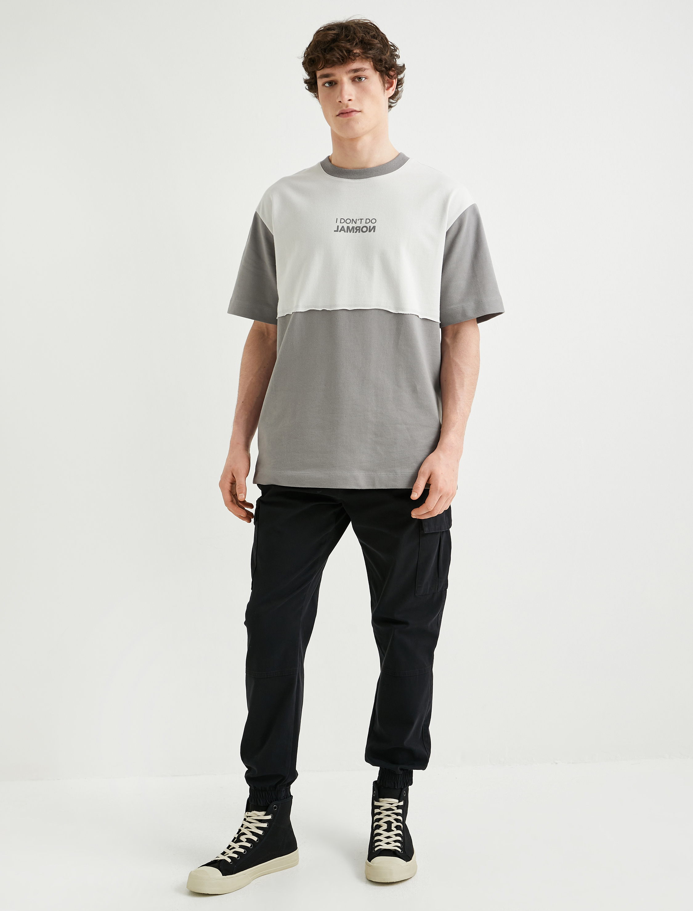   Jogger Pantolon Kargo Cepli Beli Bağcıklı