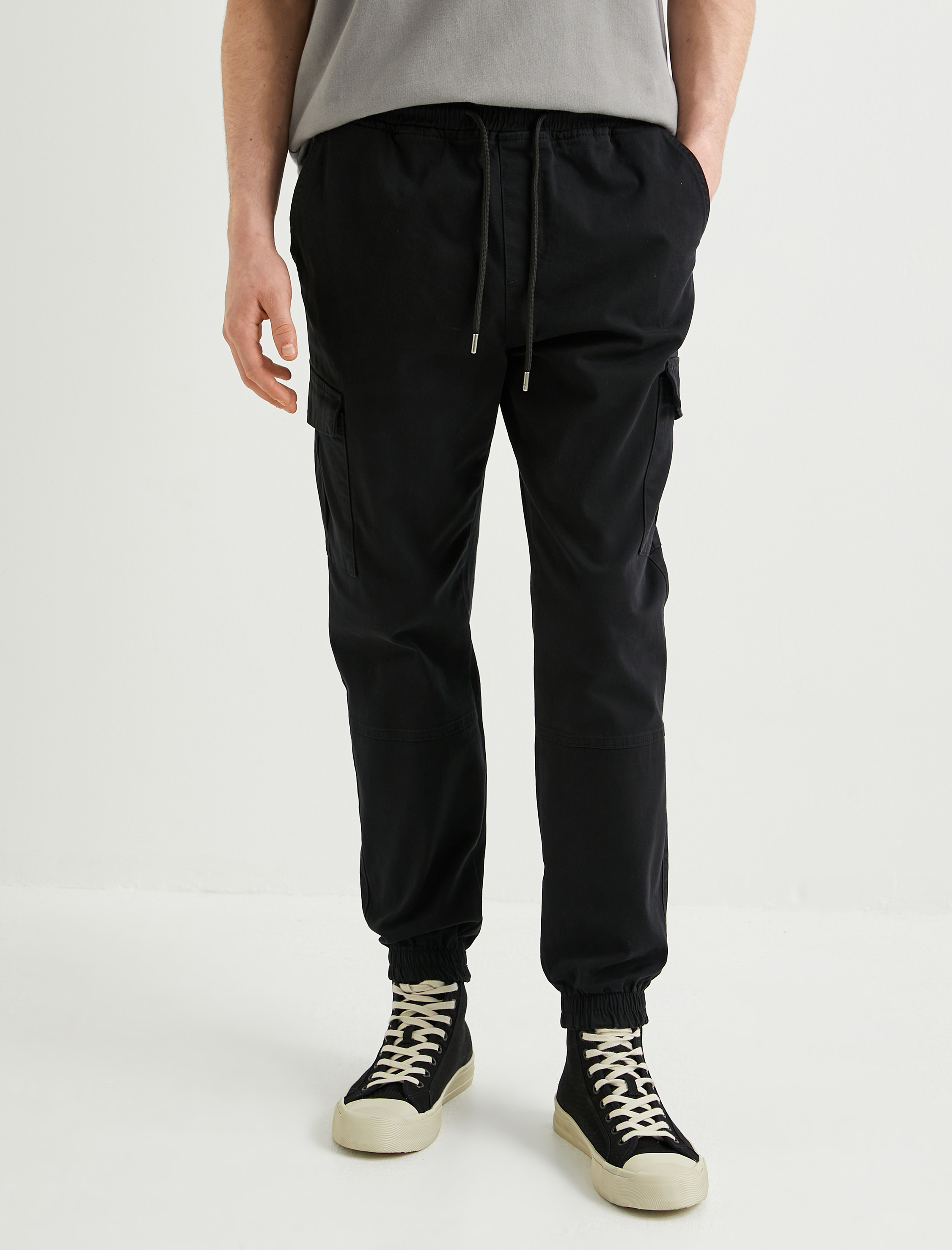   Jogger Pantolon Kargo Cepli Beli Bağcıklı