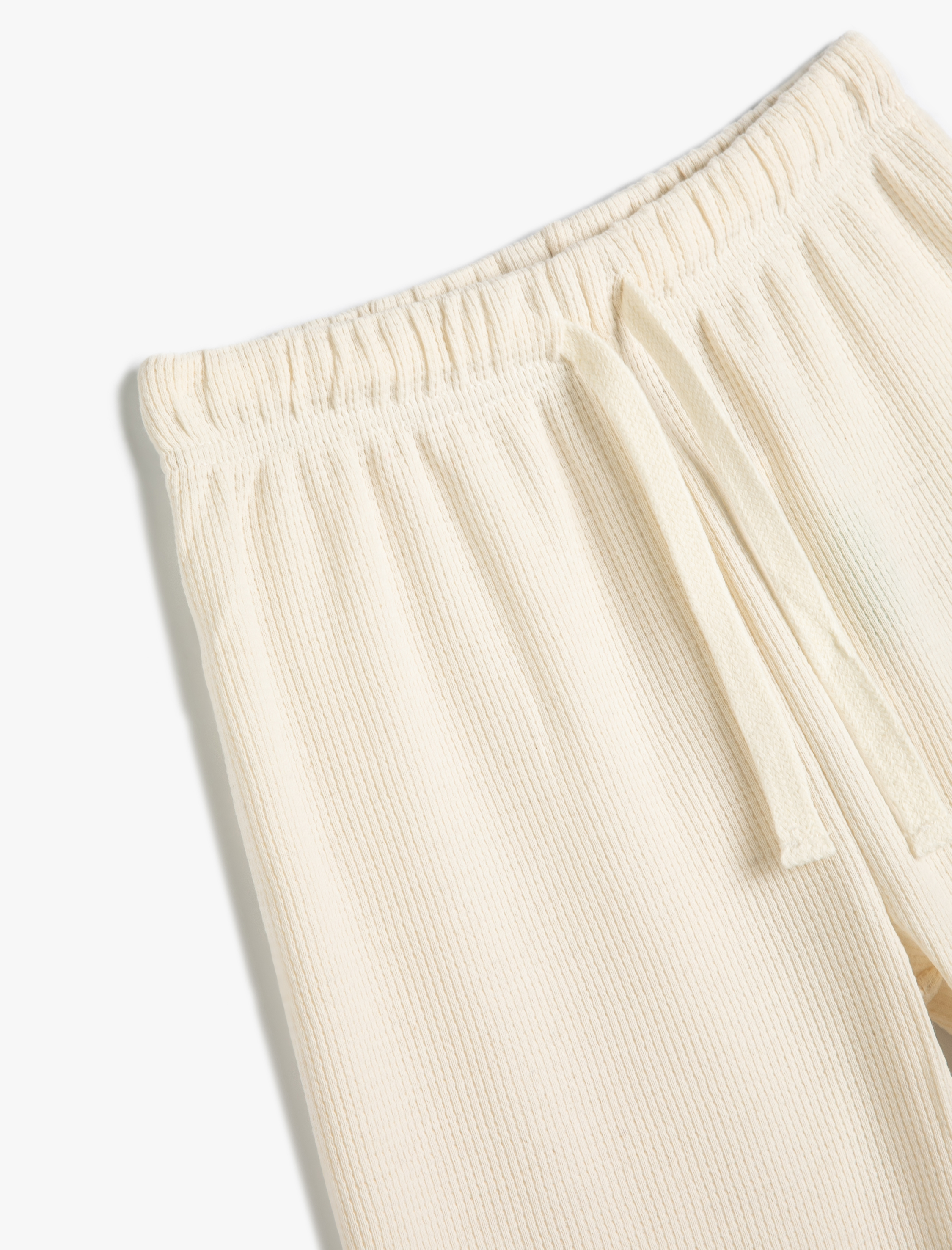  Erkek Çocuk Basic Şort Beli Bağlamalı Pamuk Karışımlı