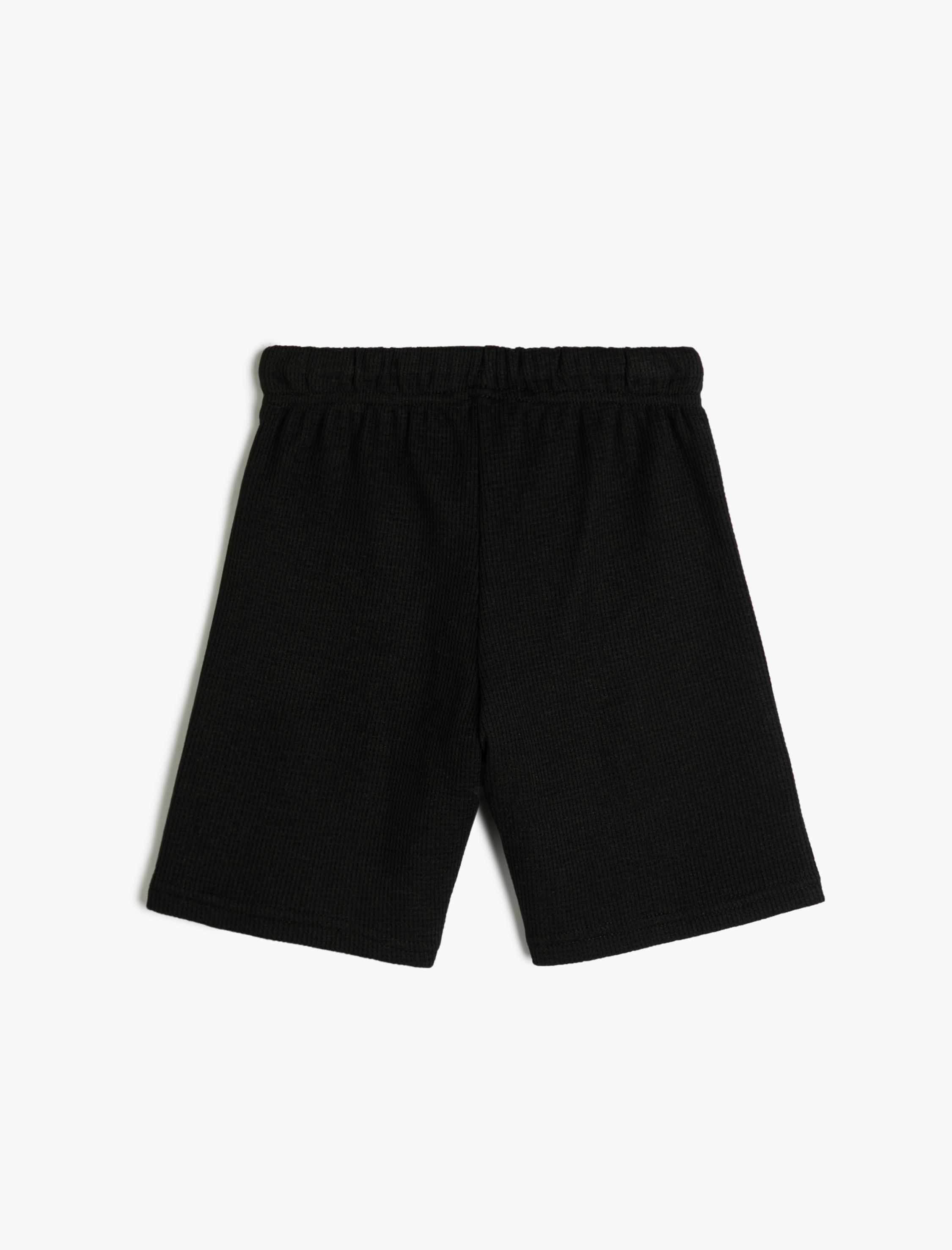  Erkek Çocuk Basic Şort Beli Bağlamalı Pamuk Karışımlı