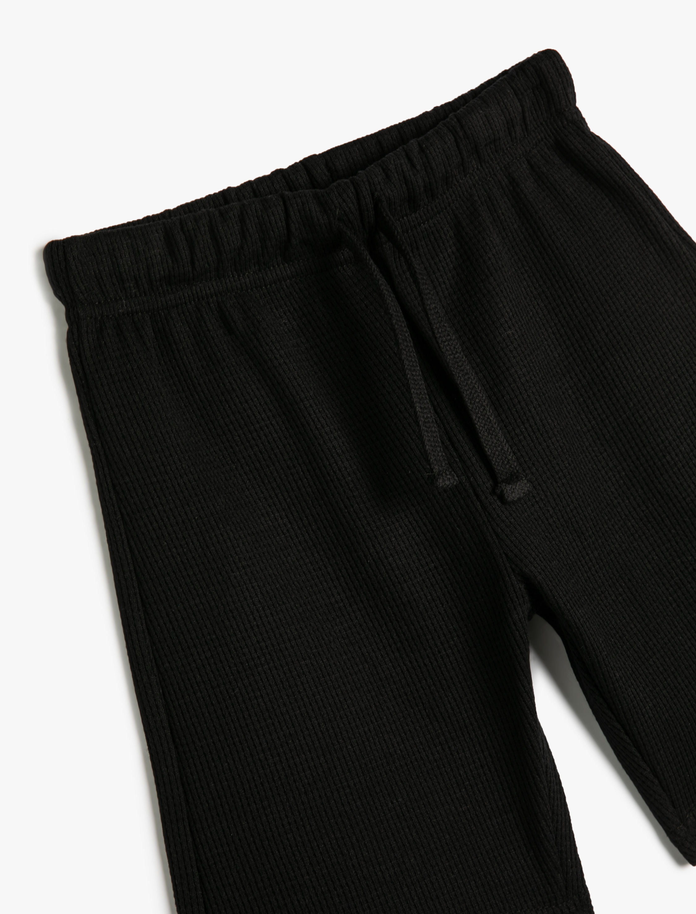  Erkek Çocuk Basic Şort Beli Bağlamalı Pamuk Karışımlı