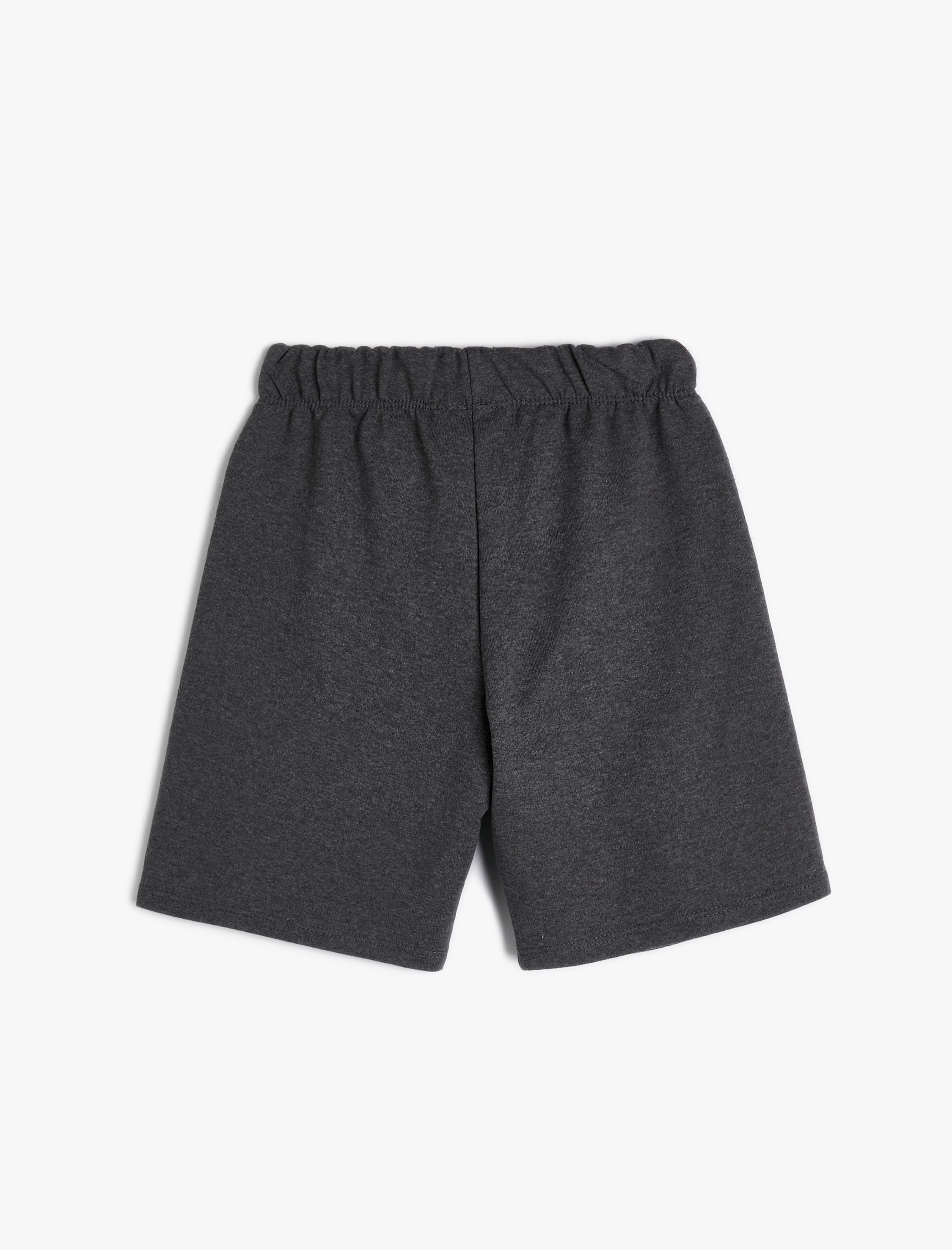  Erkek Çocuk Basic Şort Baskı Detaylı Beli Bağlamalı Pamuk Karışımlı