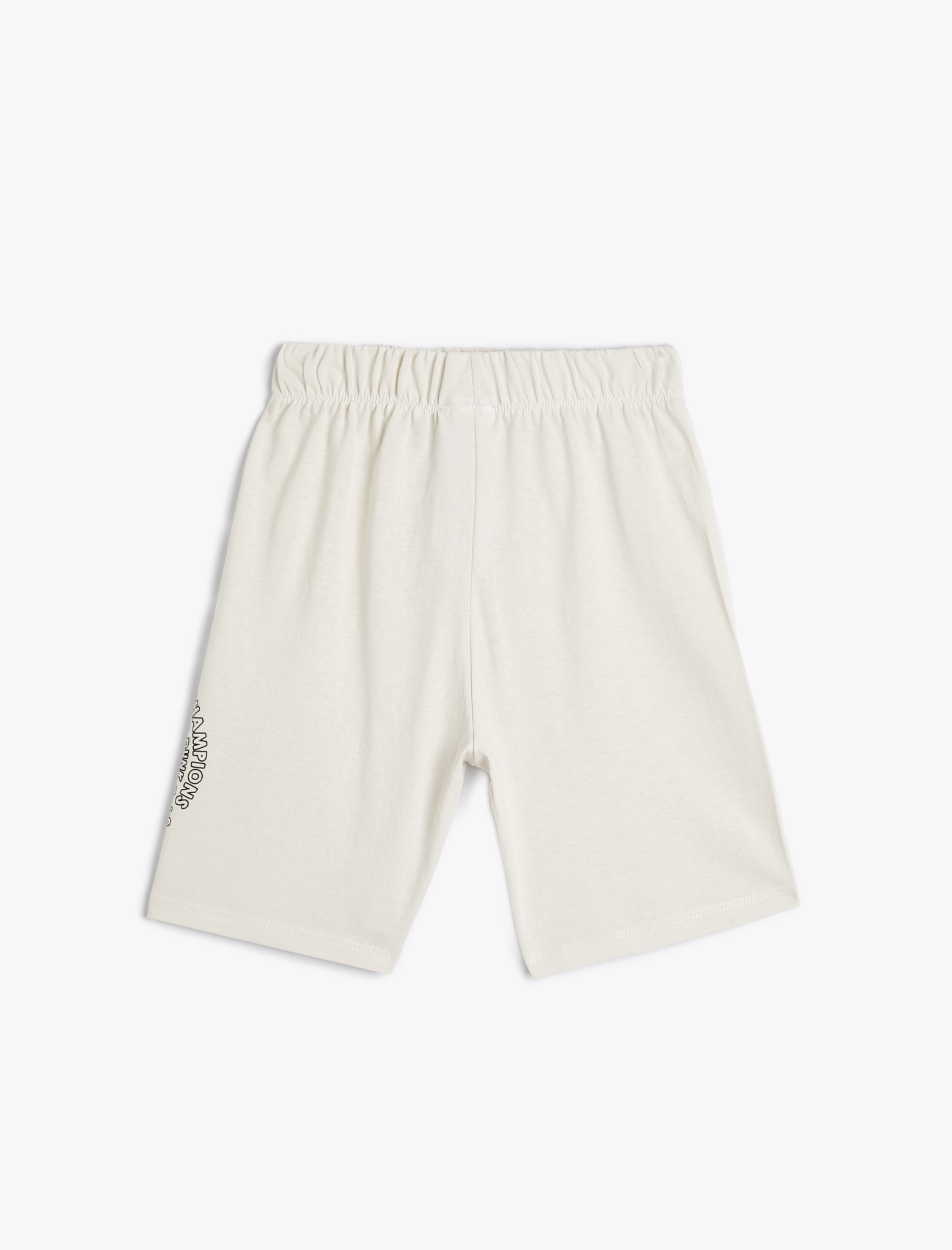  Erkek Çocuk Şort Basketbol Baskılı Beli Bağlamalı Pamuklu