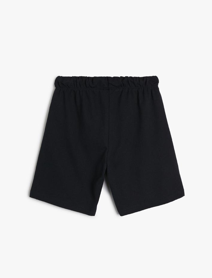 Erkek Çocuk Basic Şort Beli Bağlamalı Cepli