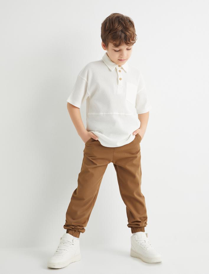 Erkek Çocuk Basic Jogger Pantolon Pamuklu