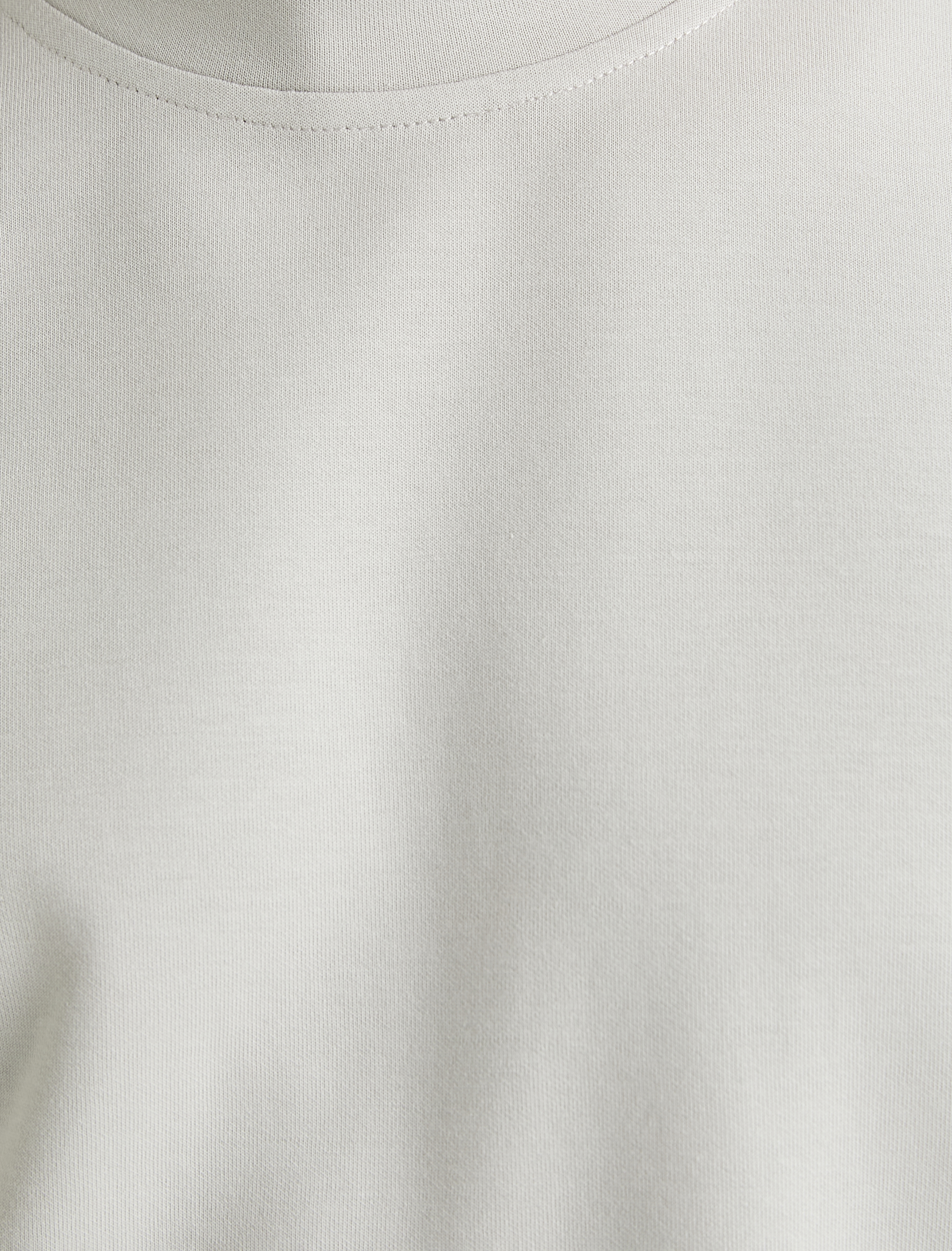   Kısa Kollu Pamuklu Bisiklet Yaka Tişört