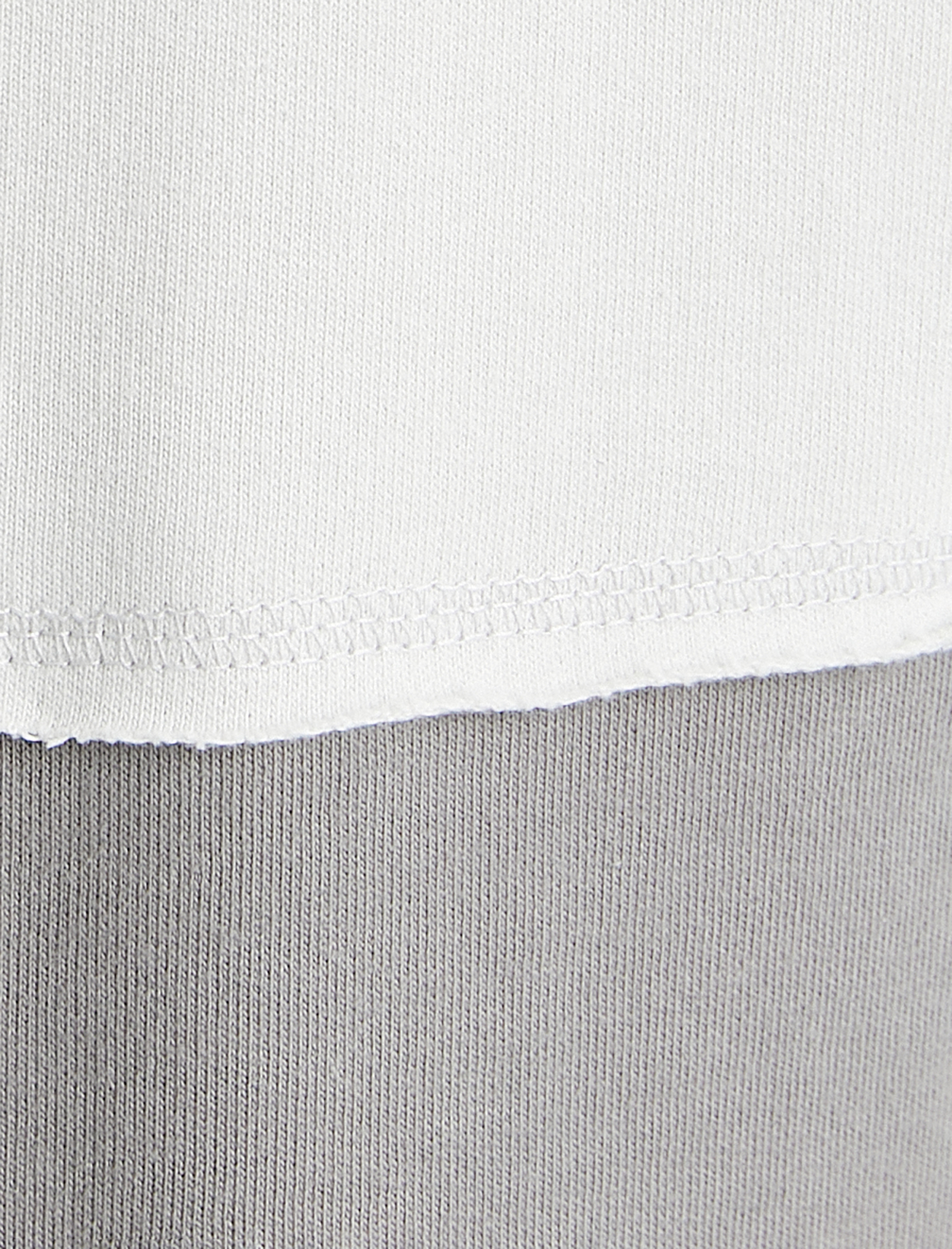   Oversize Tişört Slogan Baskılı Renk Bloklu Bisiklet Yaka Kısa Kollu