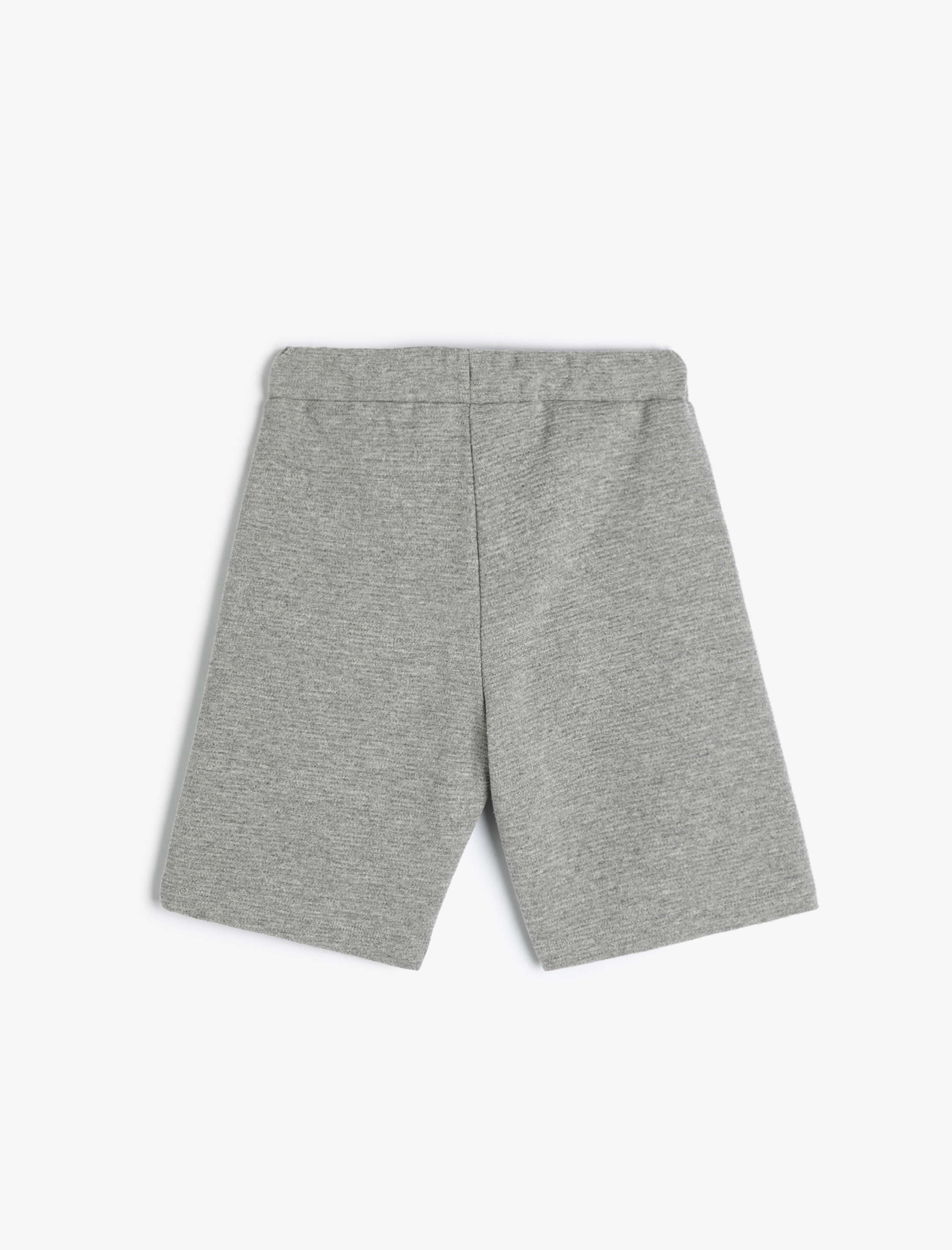  Erkek Çocuk Şort Beli Bağlamalı Baskı Detaylı