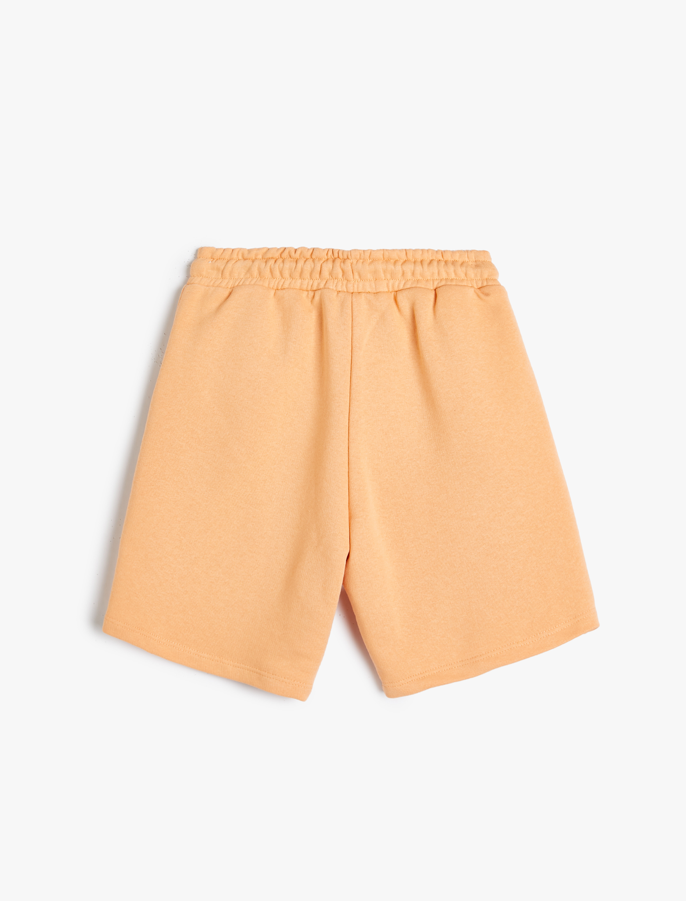  Erkek Çocuk Şort Beli Bağlamalı Cepli Slogan Baskılı