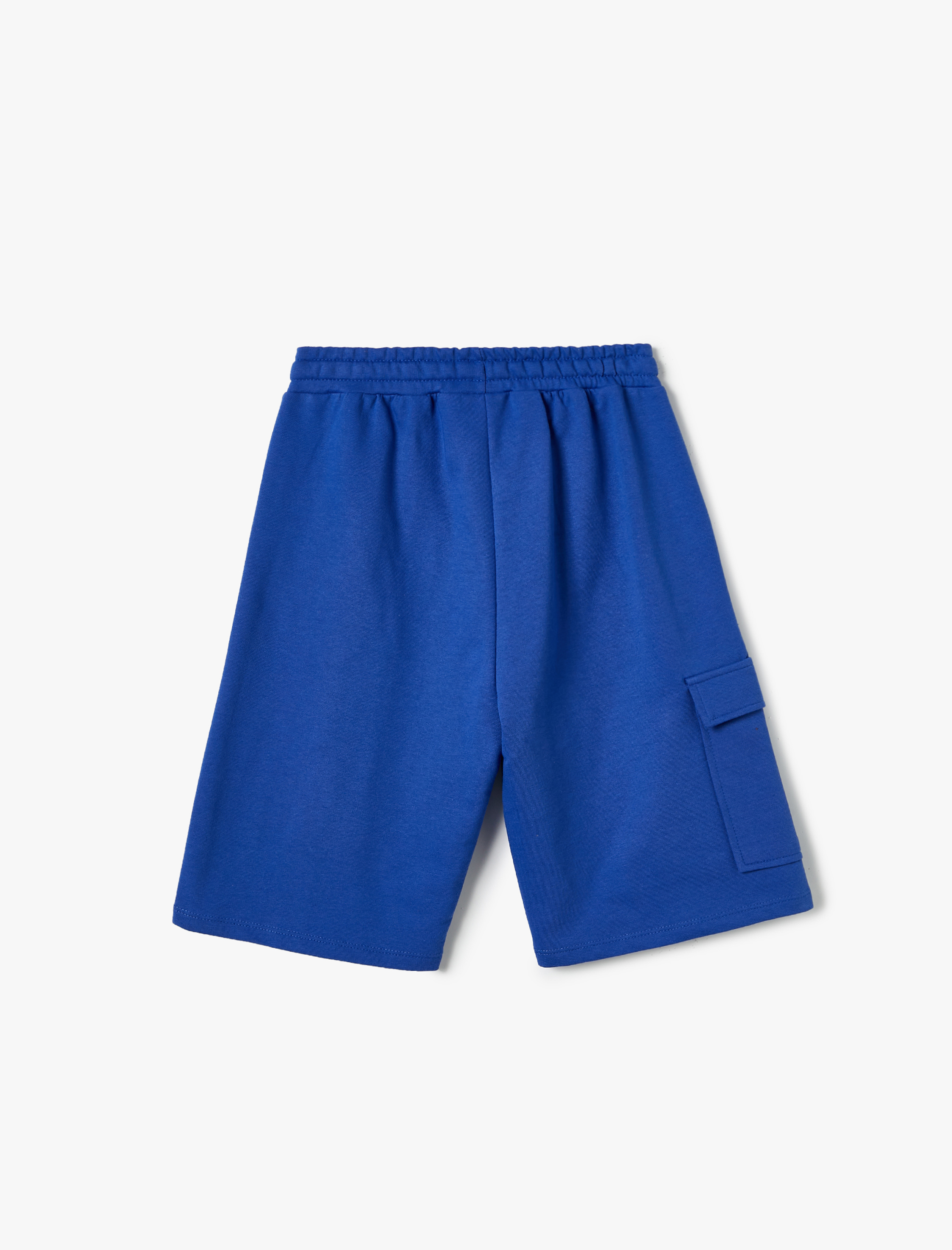  Erkek Çocuk Şort Beli Bağcıklı Kargo Cep Detaylı
