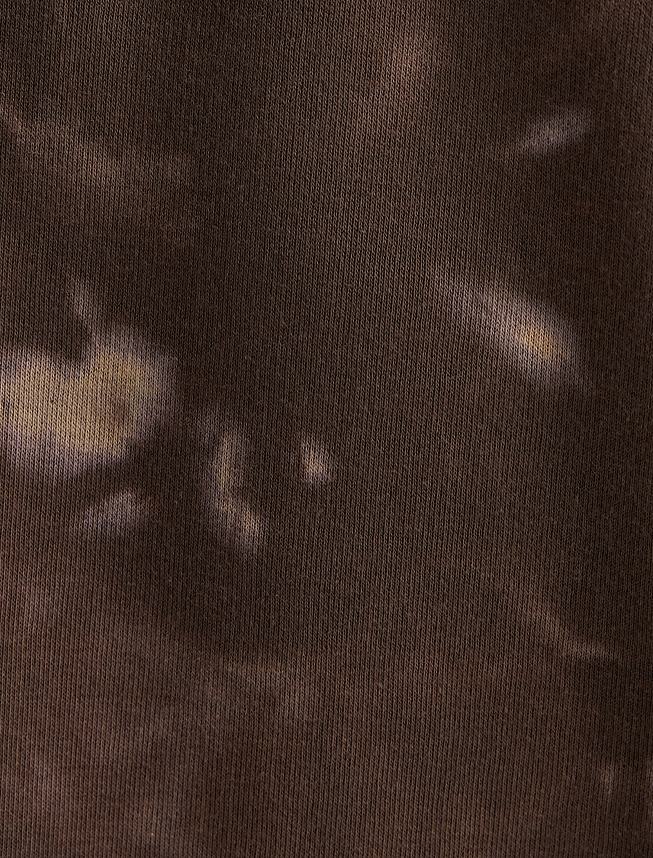   Kapşonlu Sweatshirt Soyut Baskılı Uzun Kollu Şardonlu