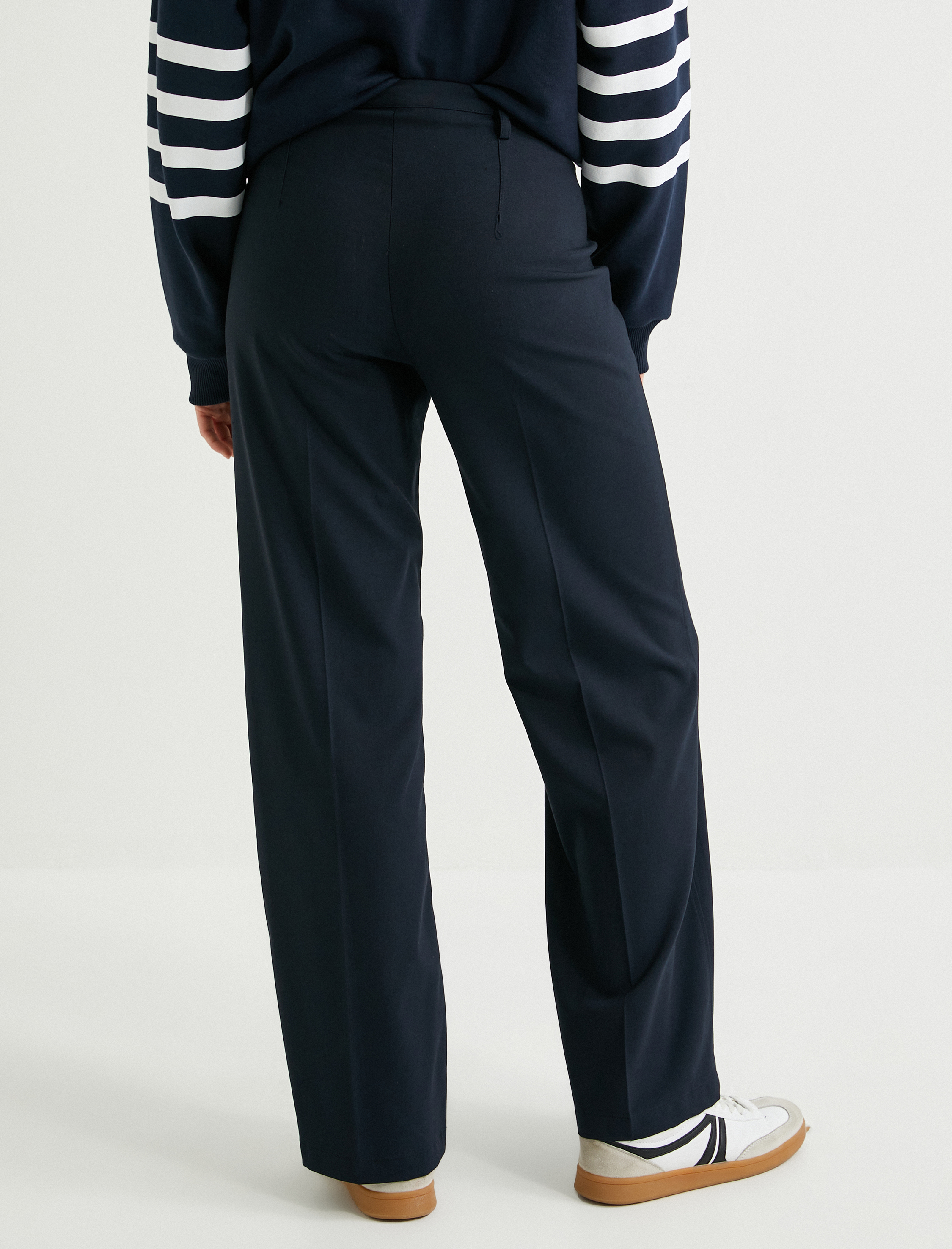   Palazzo Pantolon Bol Paça Yüksek Bel