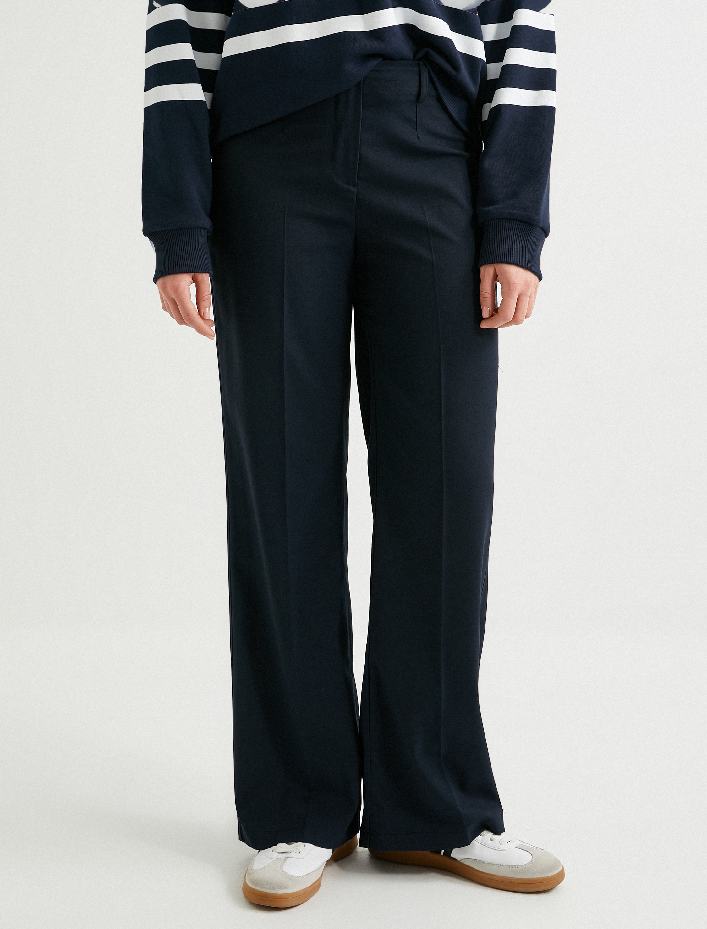   Palazzo Pantolon Bol Paça Yüksek Bel