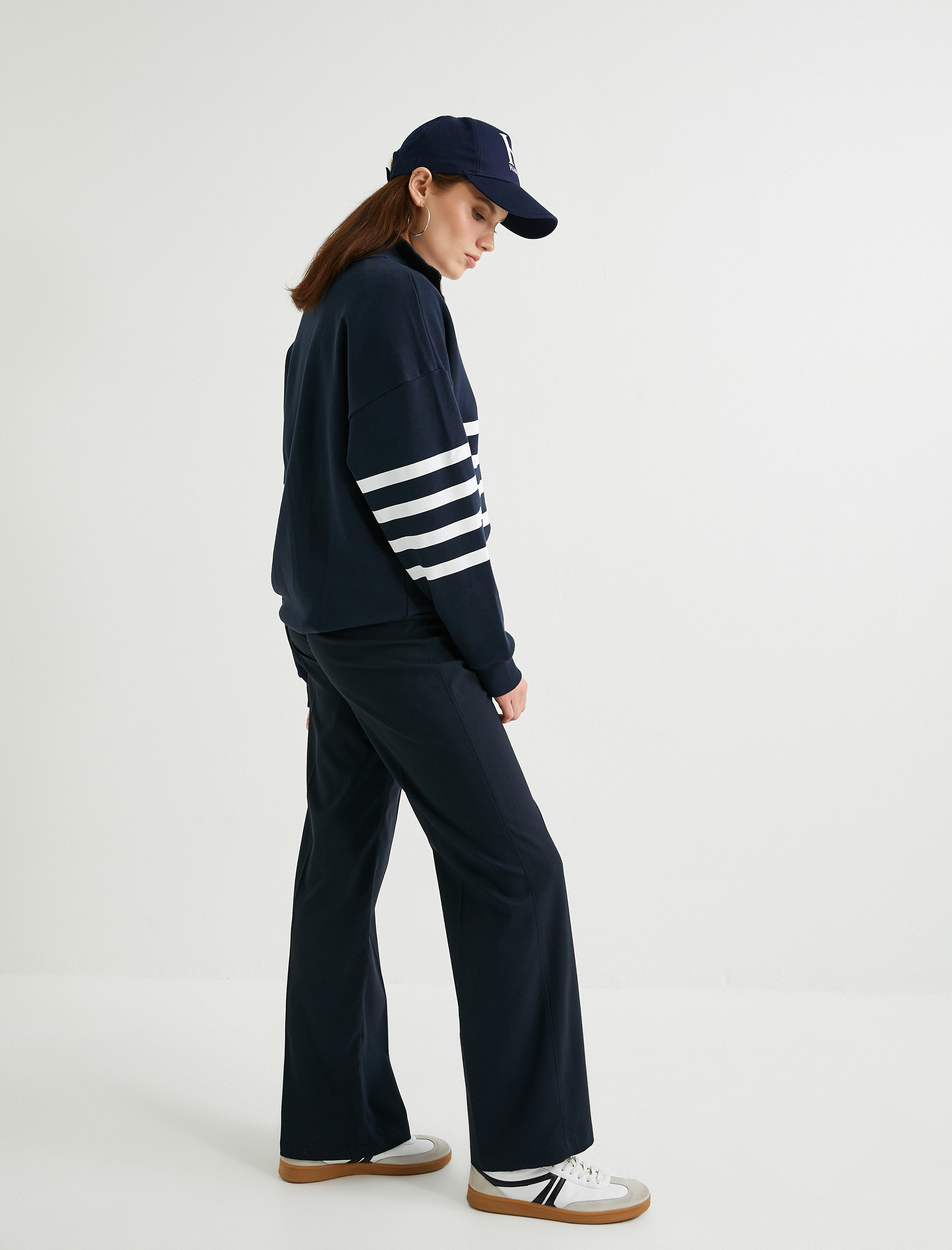   Palazzo Pantolon Bol Paça Yüksek Bel