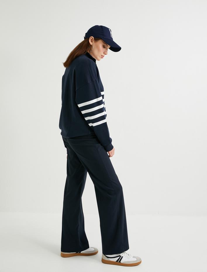  Palazzo Pantolon Bol Paça Yüksek Bel